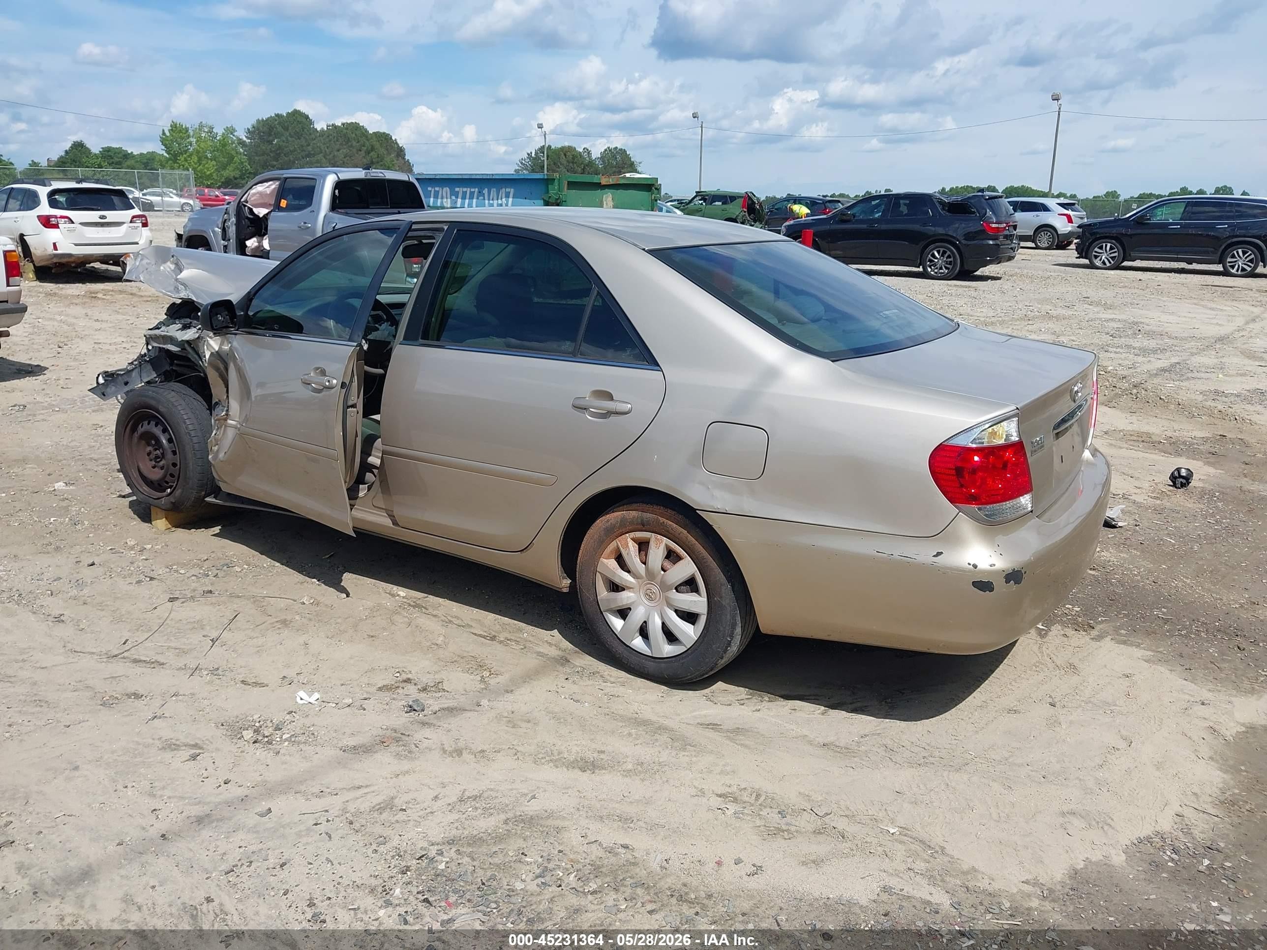 2006 Toyota Camry Std Beige vin: 4T1BE32K56U646853