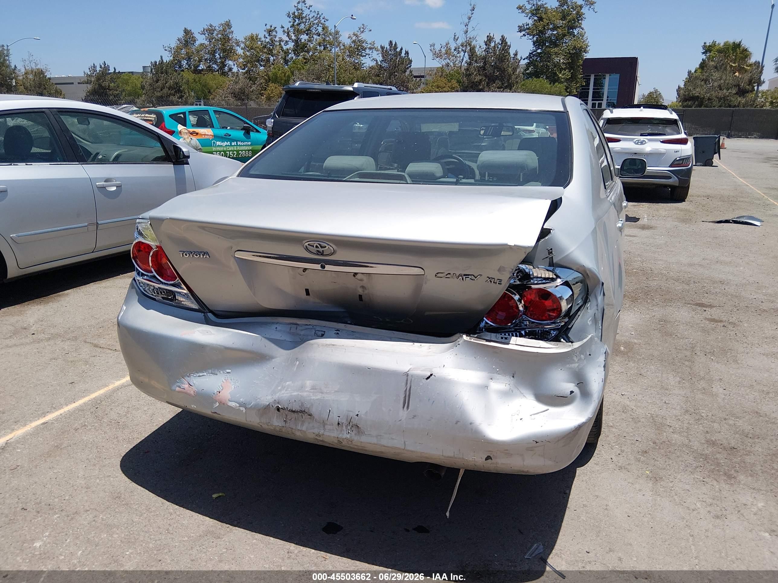 2006 Toyota Camry Xle Silver vin: 4T1BE32K56U680677