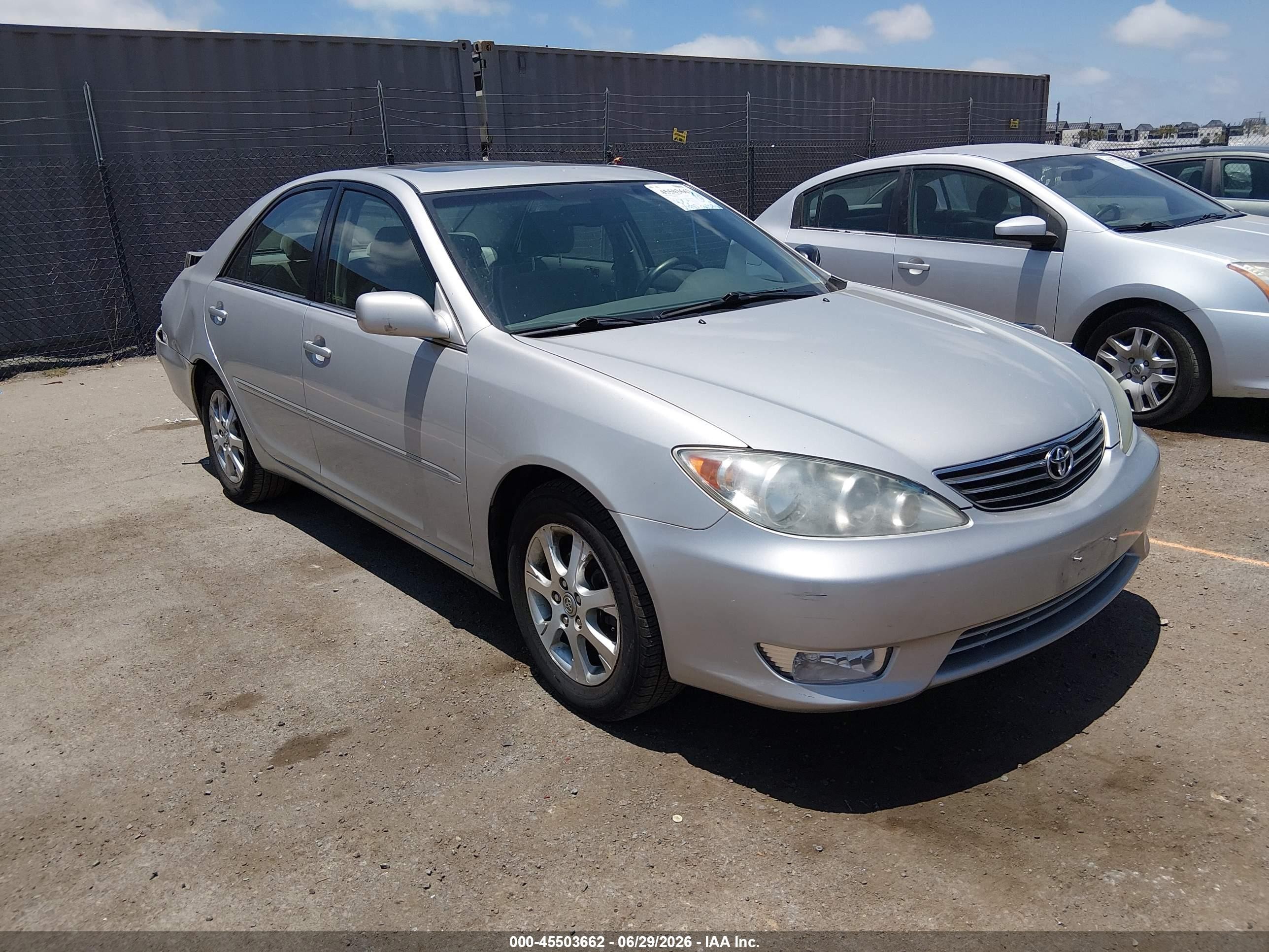 2006 Toyota Camry Xle Silver vin: 4T1BE32K56U680677