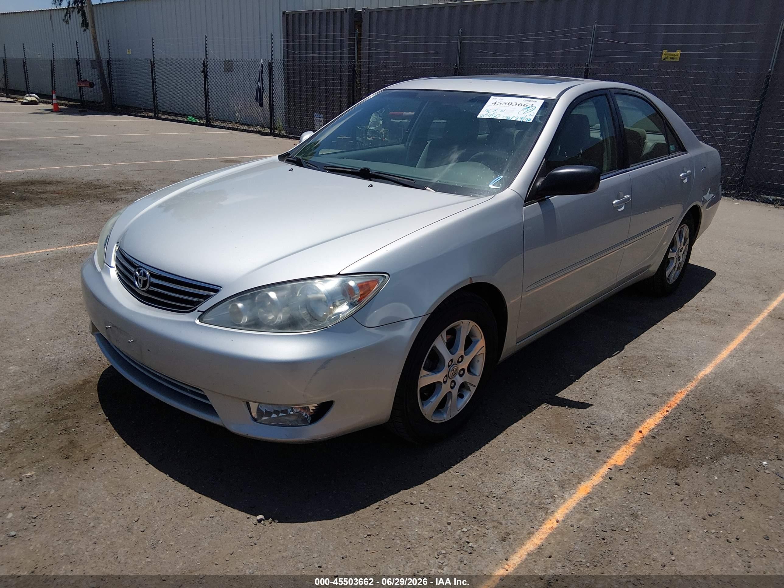 2006 Toyota Camry Xle Silver vin: 4T1BE32K56U680677