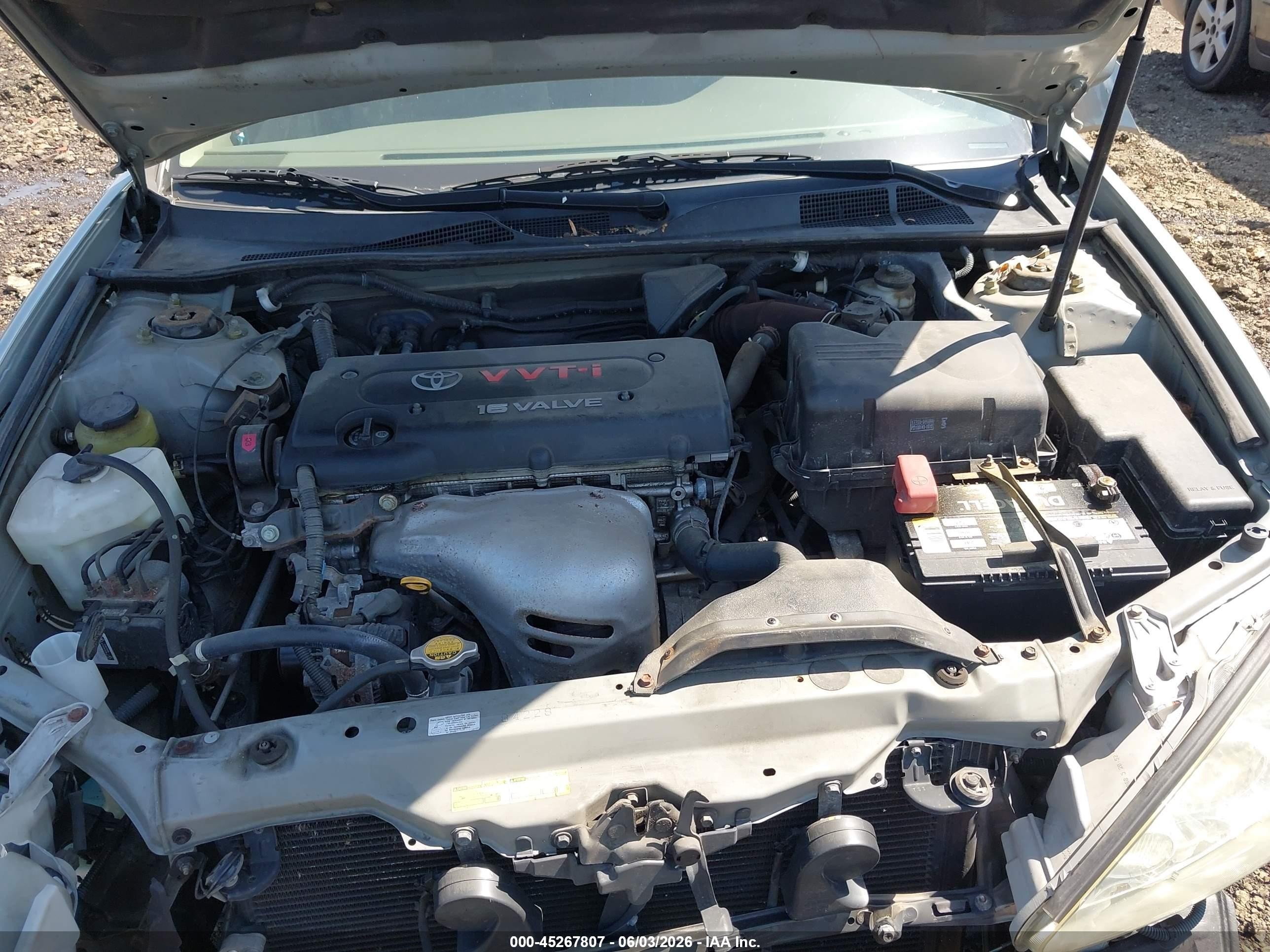 2006 Toyota Camry Le Silver vin: 4T1BE32K56U685216