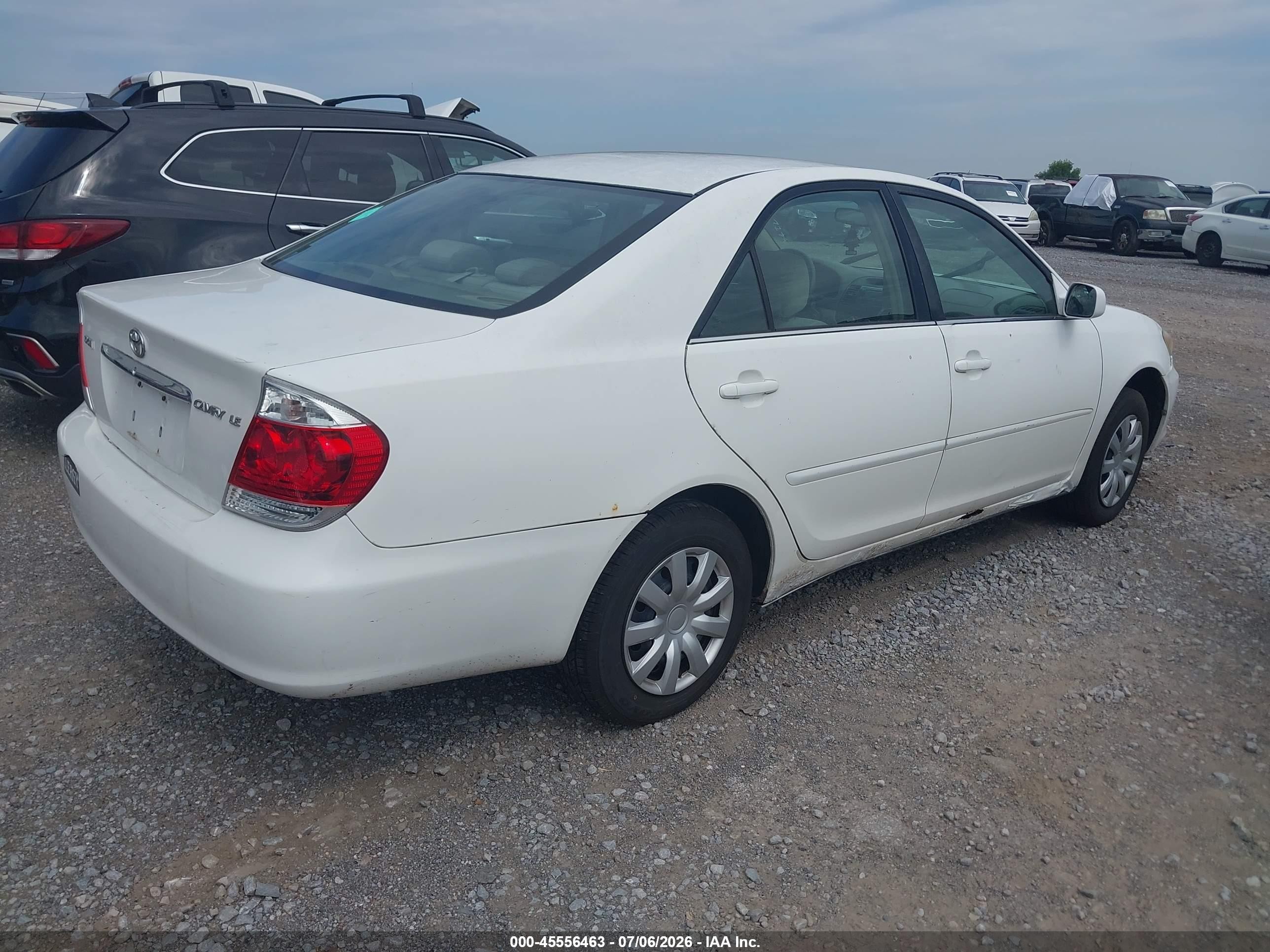 2006 Toyota Camry Le Белый vin: 4T1BE32K56U688164