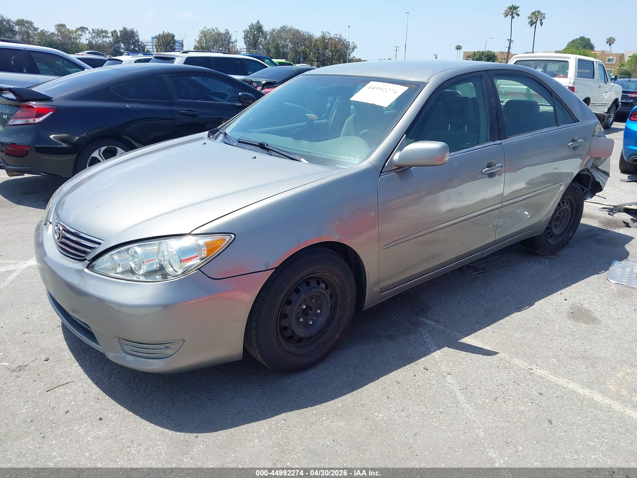 2006 Toyota Camry Le Silver vin: 4T1BE32K56U703228