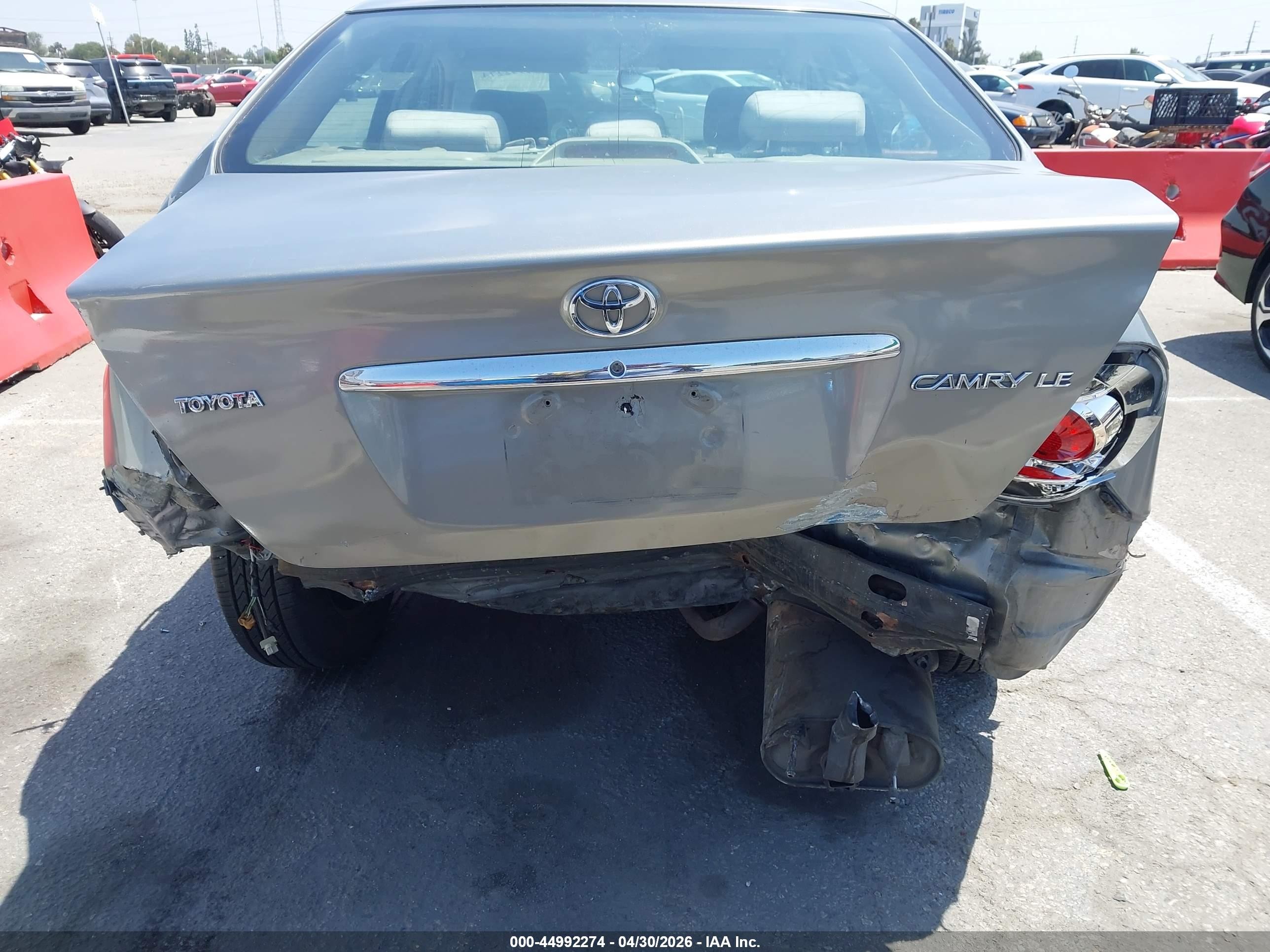 2006 Toyota Camry Le Silver vin: 4T1BE32K56U703228