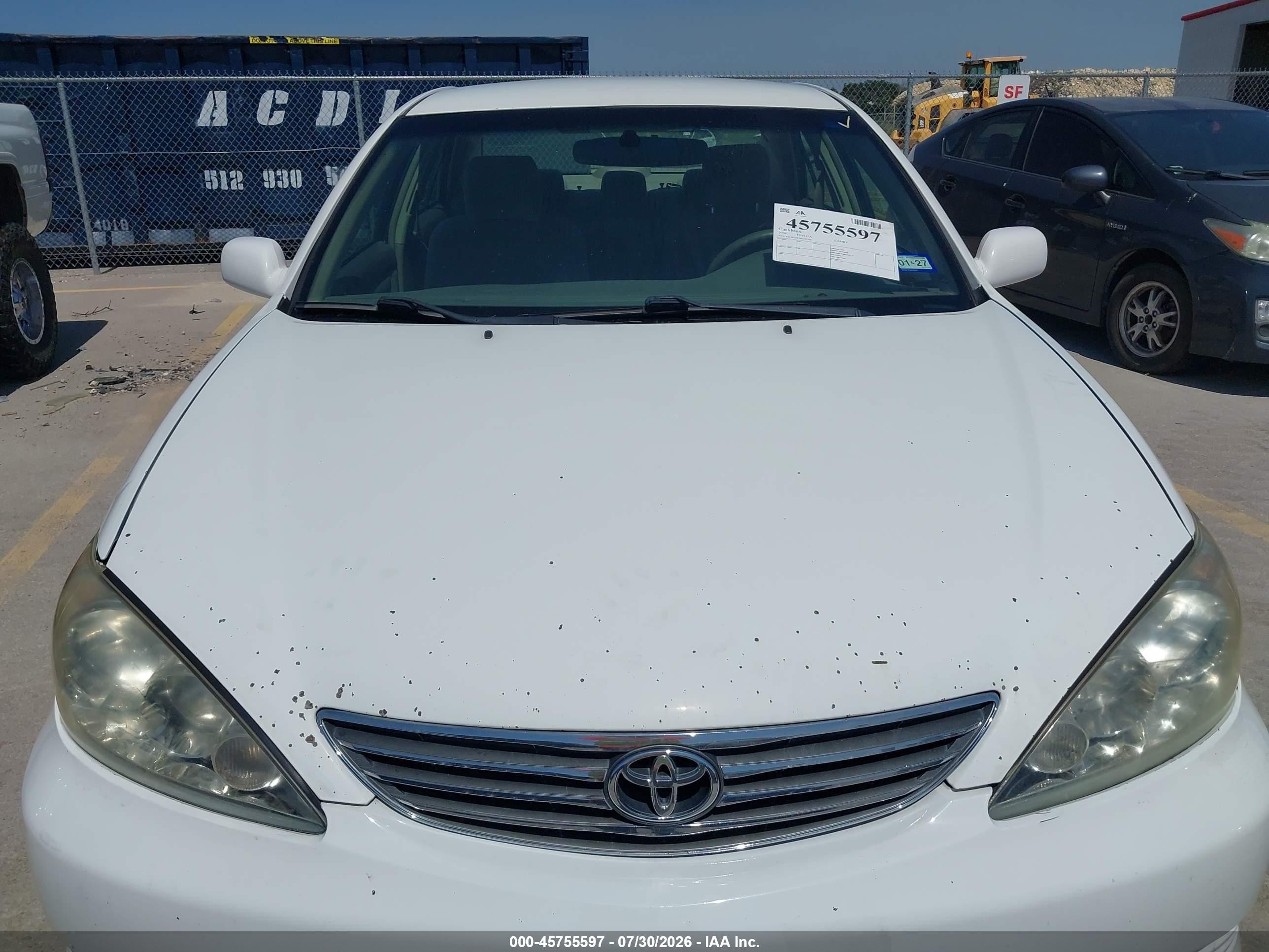 2006 Toyota Camry Le White vin: 4T1BE32K56U712768