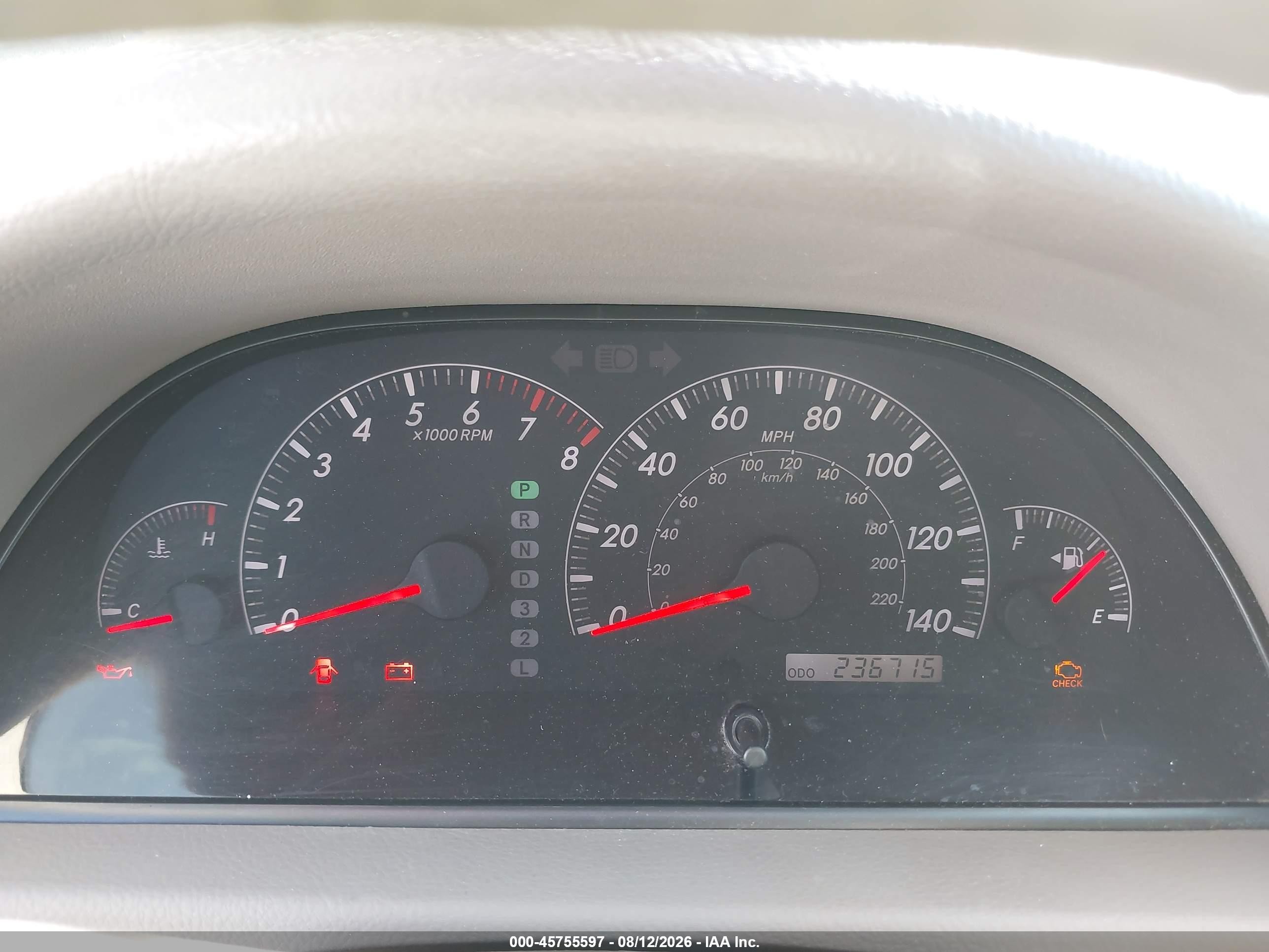 2006 Toyota Camry Le White vin: 4T1BE32K56U712768