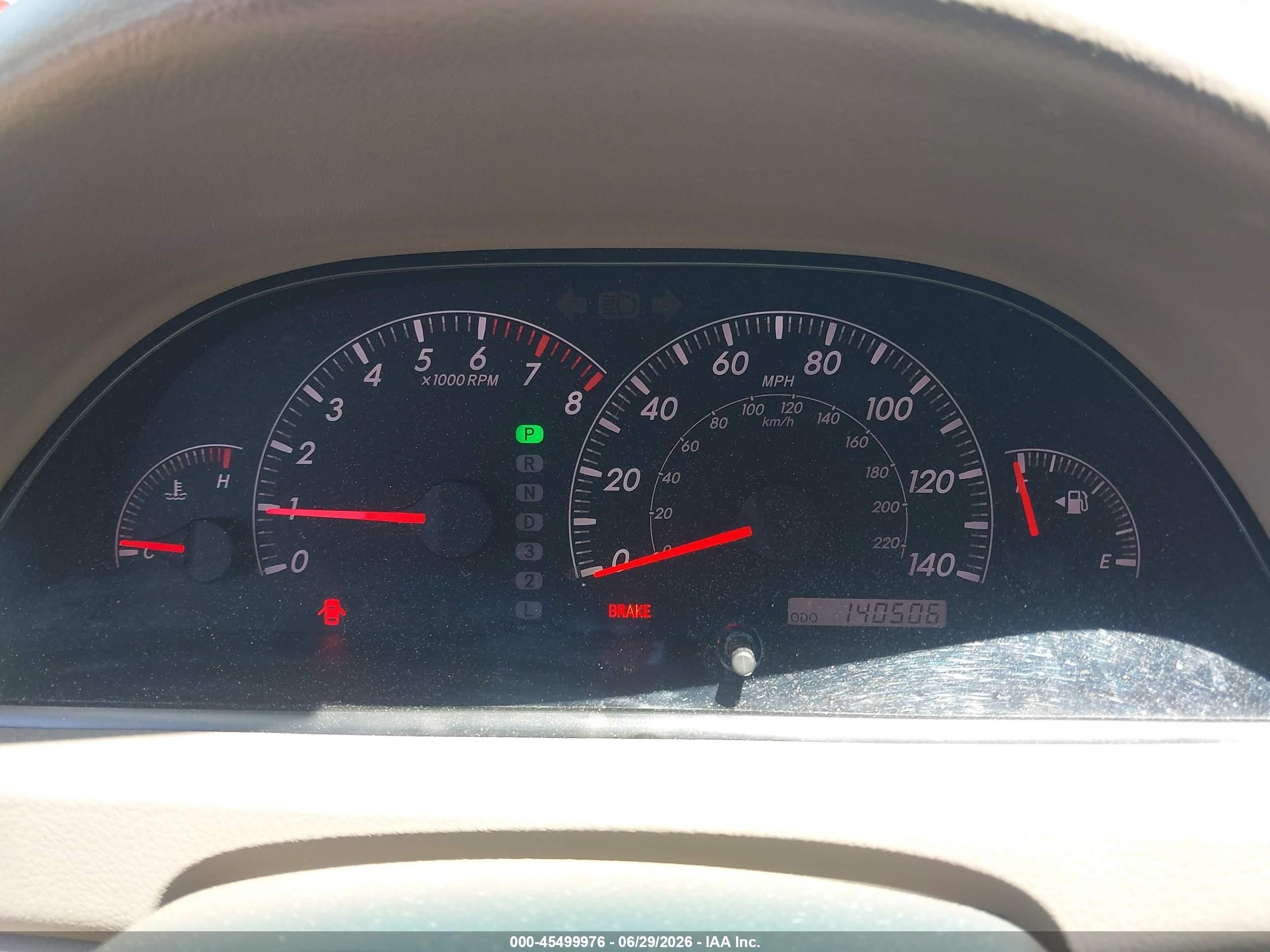 2006 Toyota Camry Le Beige vin: 4T1BE32K56U721096