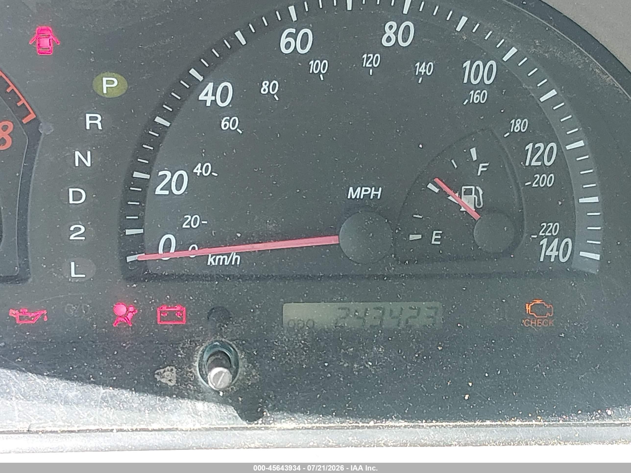 2002 Toyota Camry Le Beige vin: 4T1BE32K62U013692