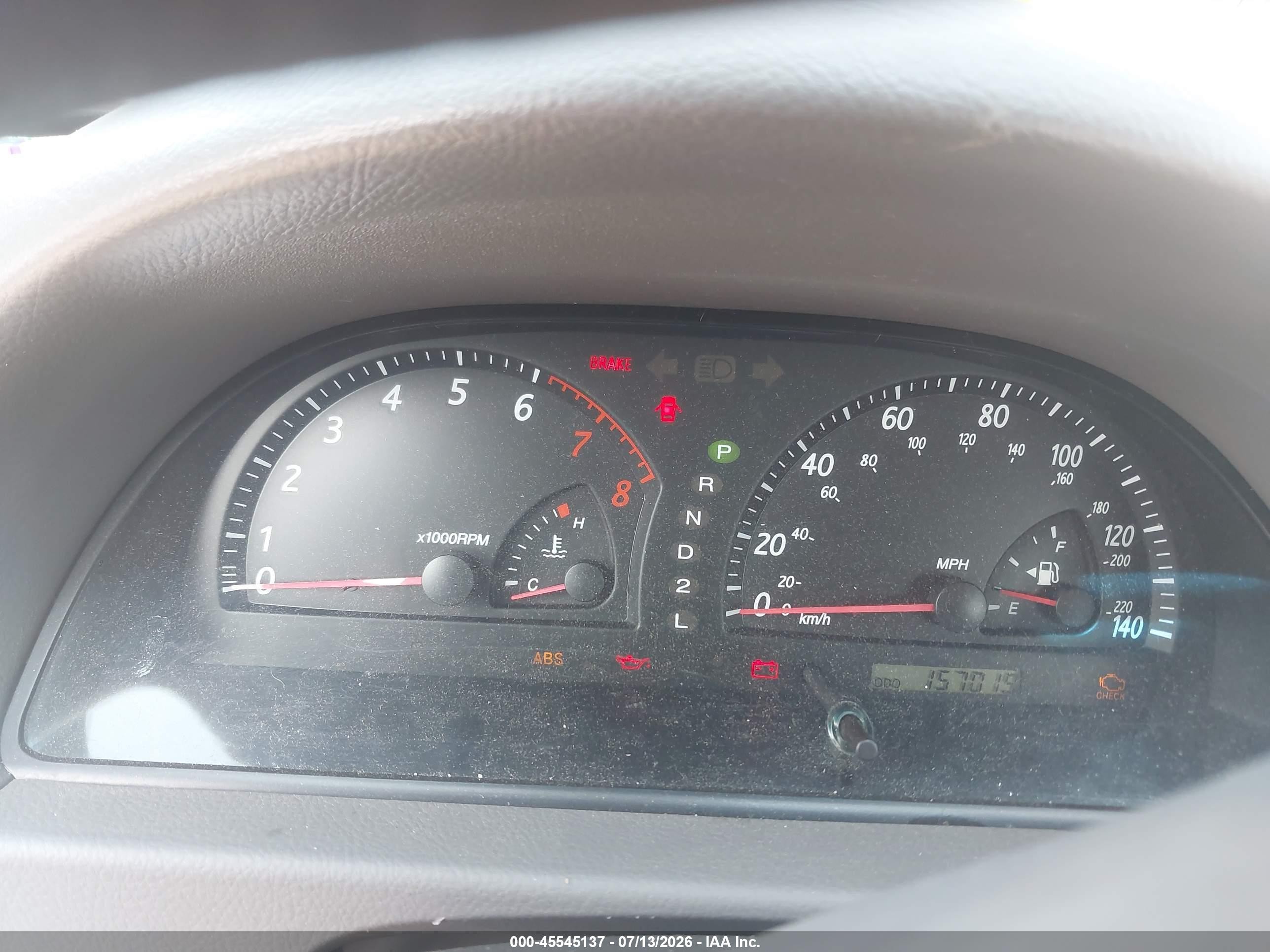2002 Toyota Camry Le Green vin: 4T1BE32K62U504473