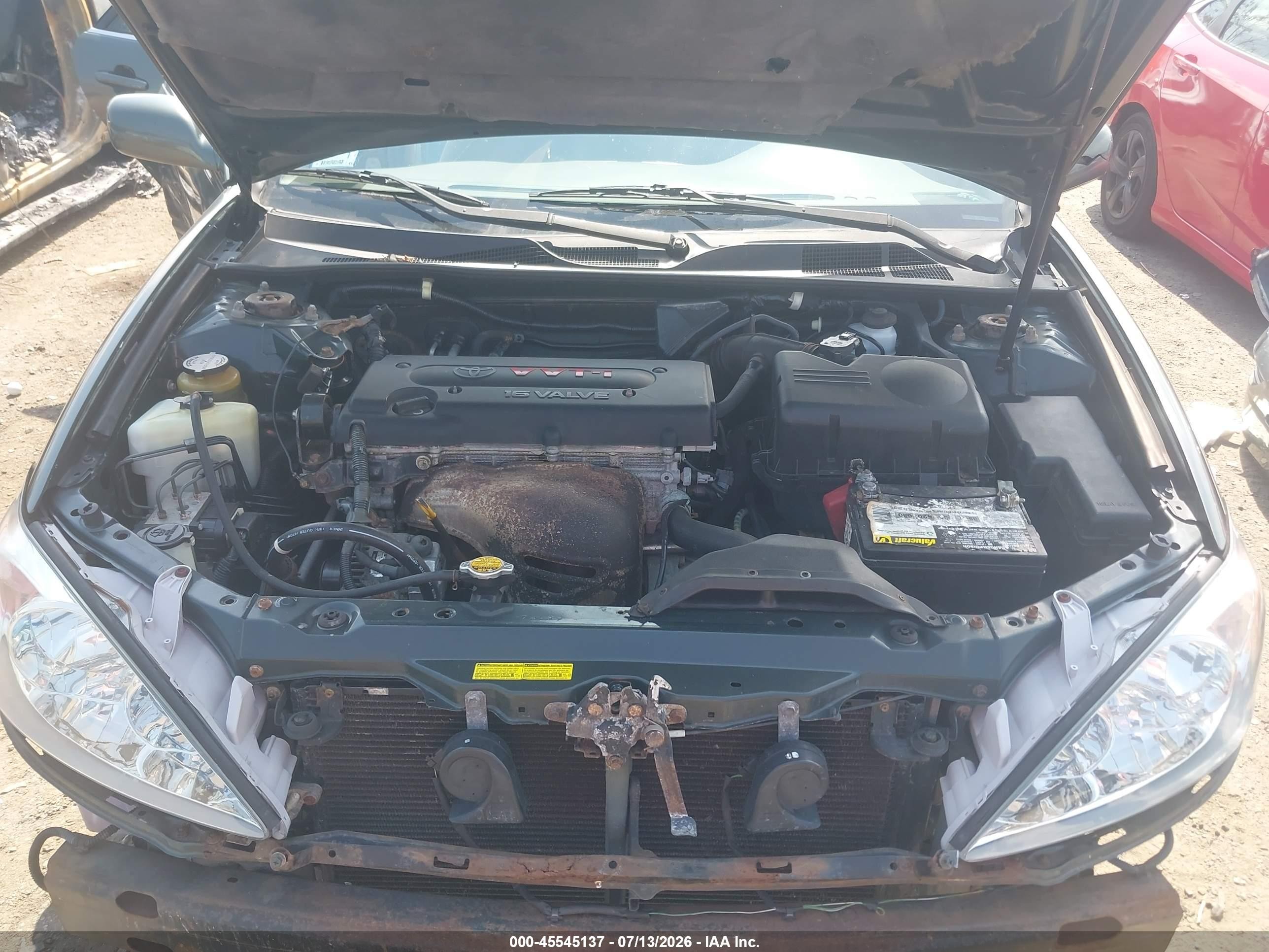 2002 Toyota Camry Le Green vin: 4T1BE32K62U504473