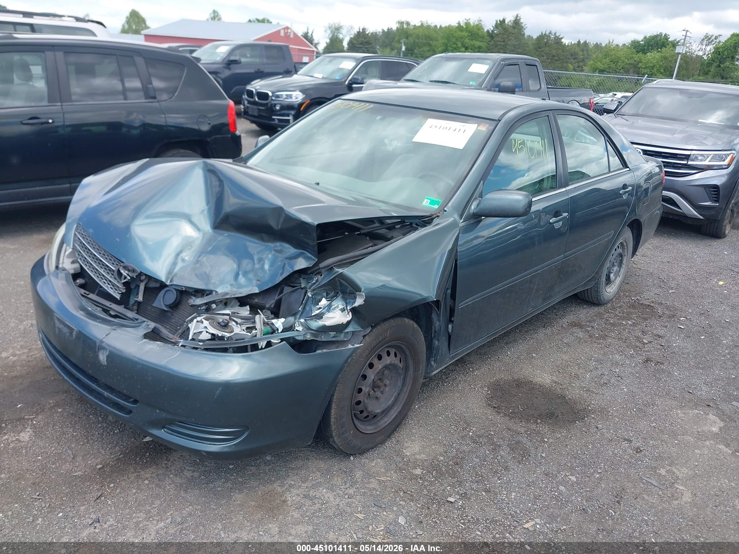 2002 Toyota Camry Le Бирюзовый vin: 4T1BE32K62U559425