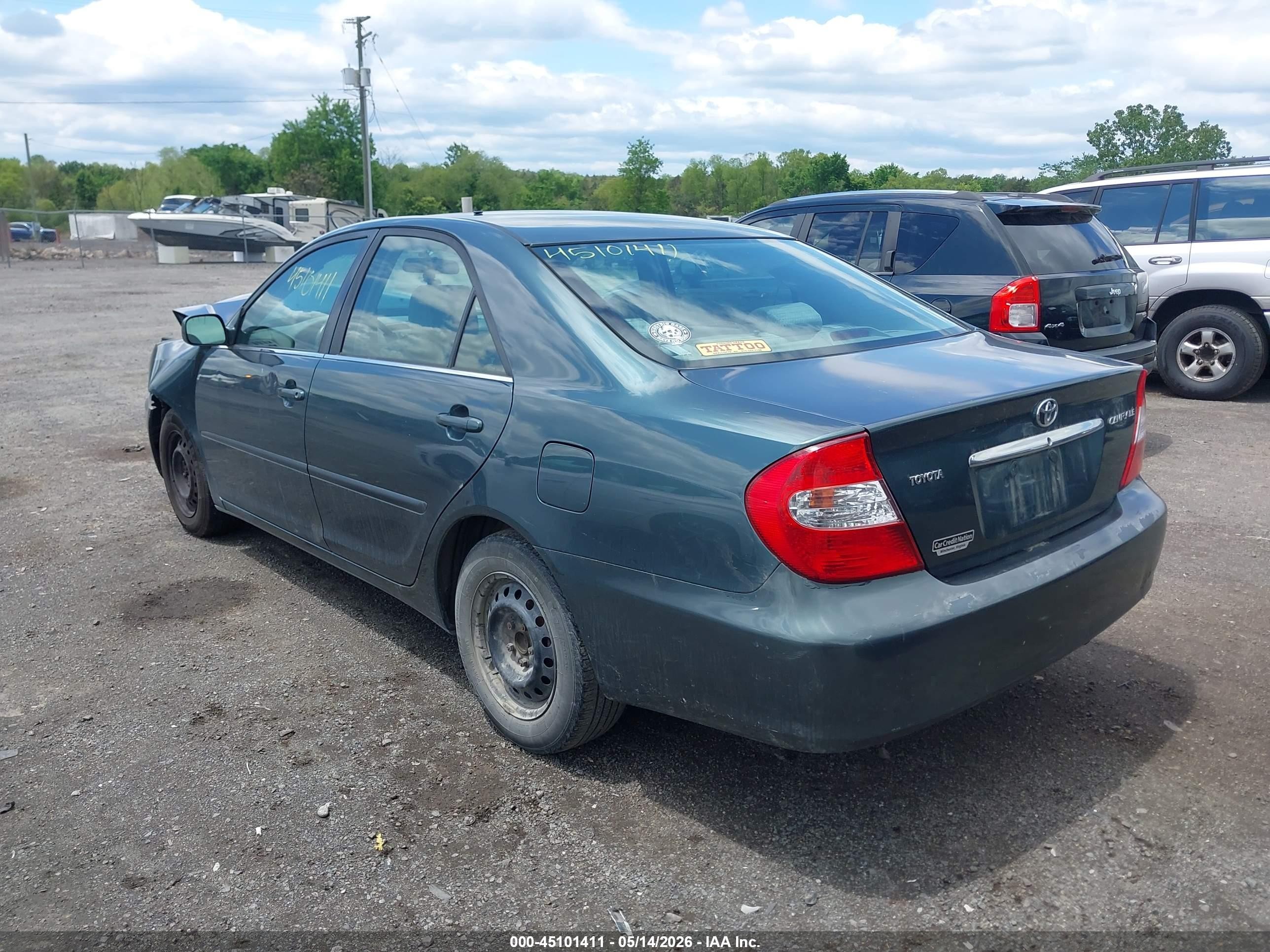 2002 Toyota Camry Le Бирюзовый vin: 4T1BE32K62U559425