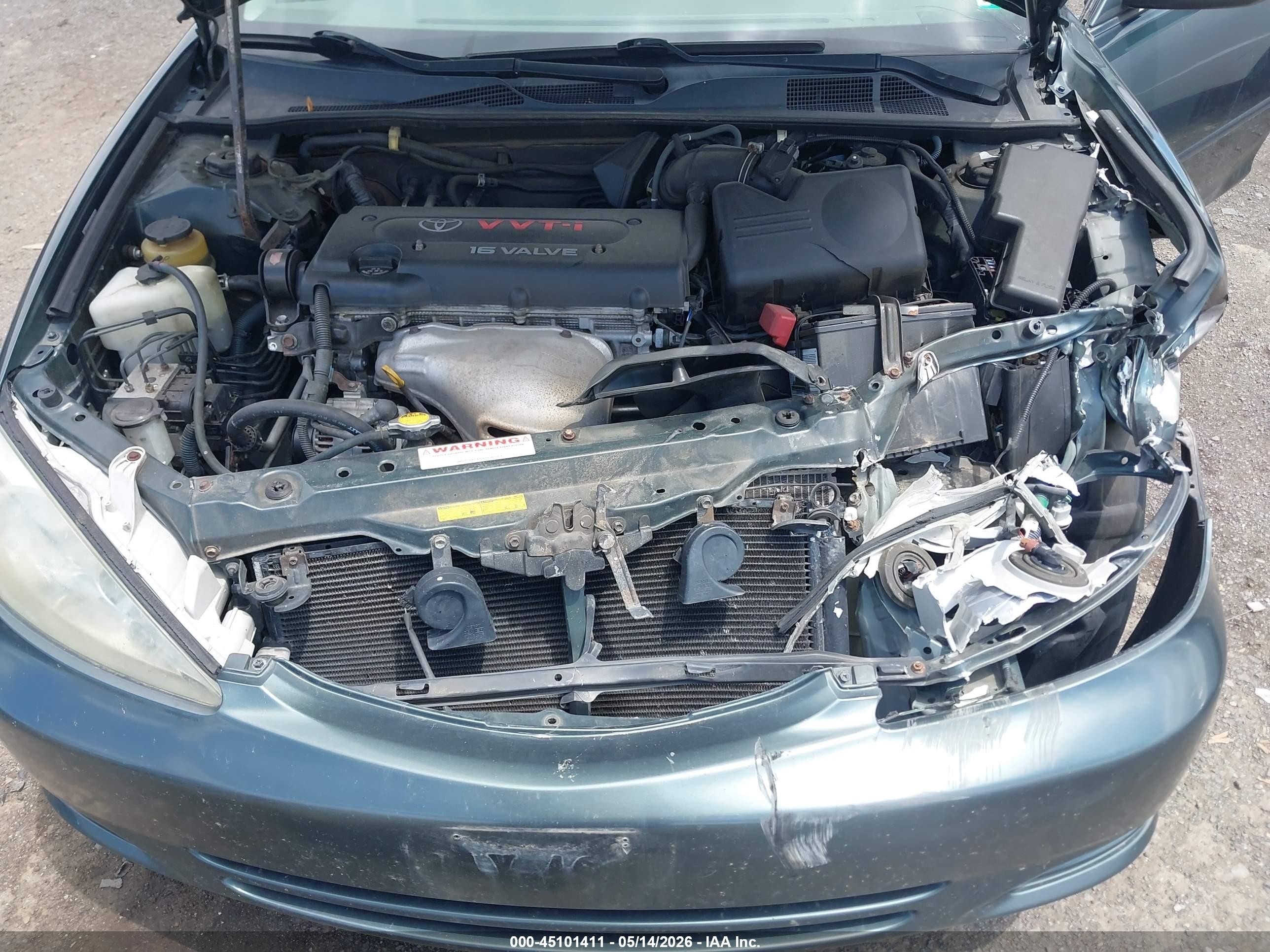2002 Toyota Camry Le Бирюзовый vin: 4T1BE32K62U559425