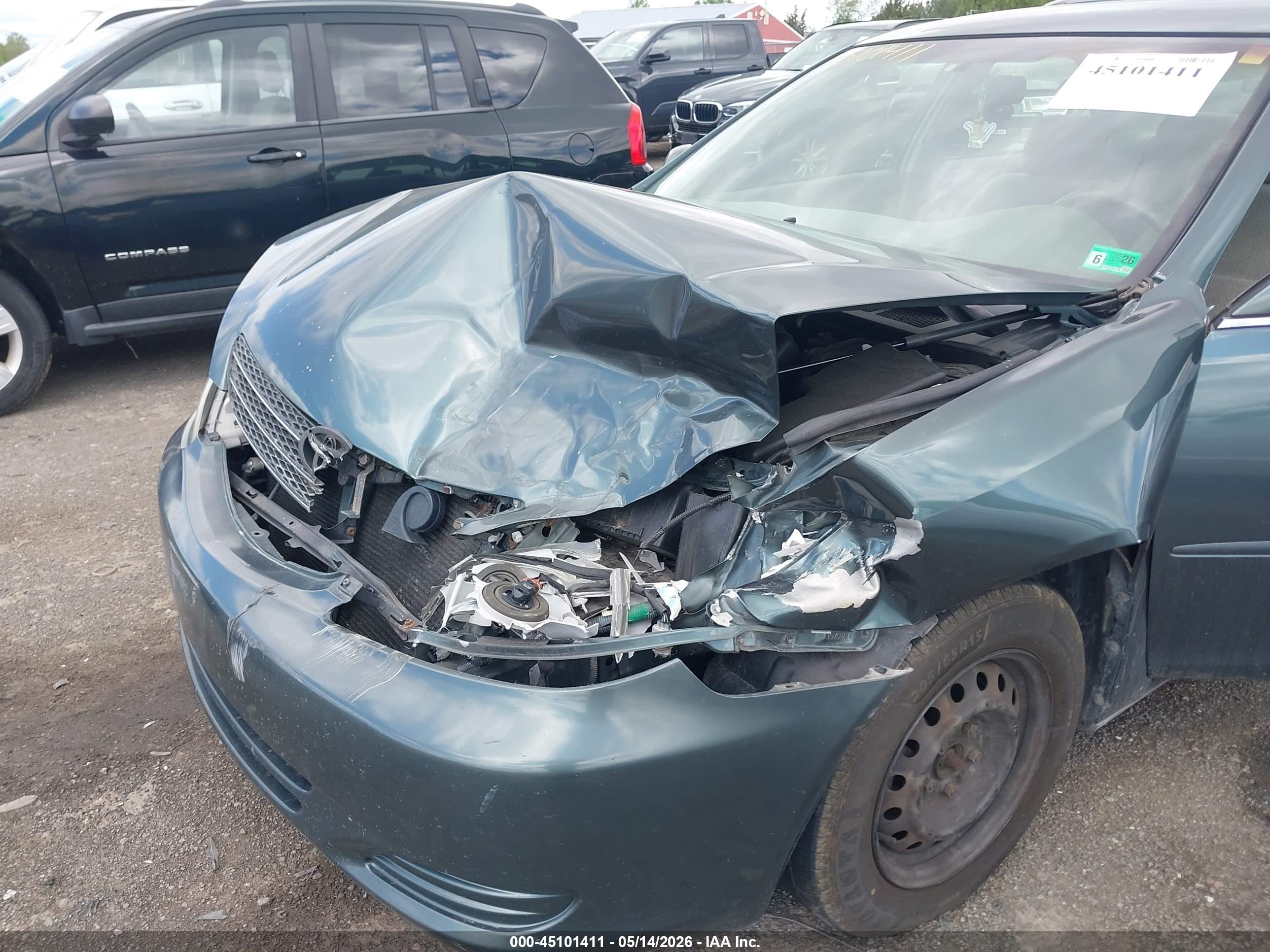 2002 Toyota Camry Le Бирюзовый vin: 4T1BE32K62U559425