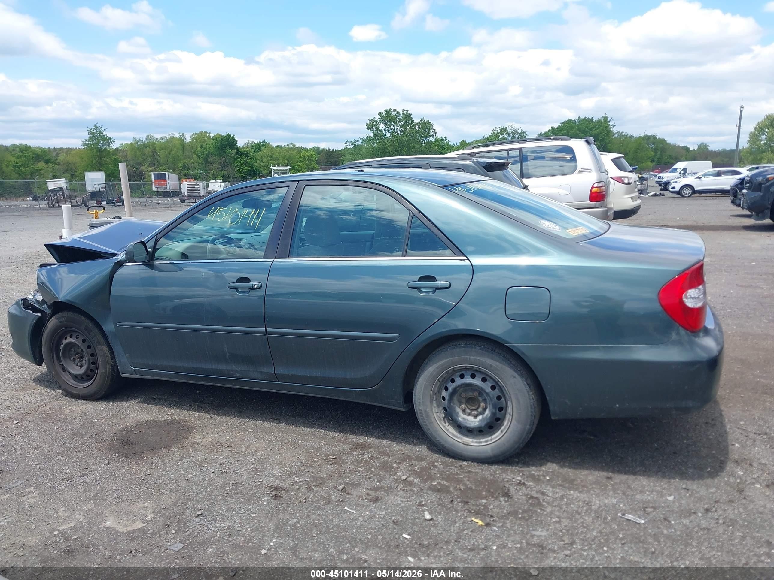 2002 Toyota Camry Le Бирюзовый vin: 4T1BE32K62U559425