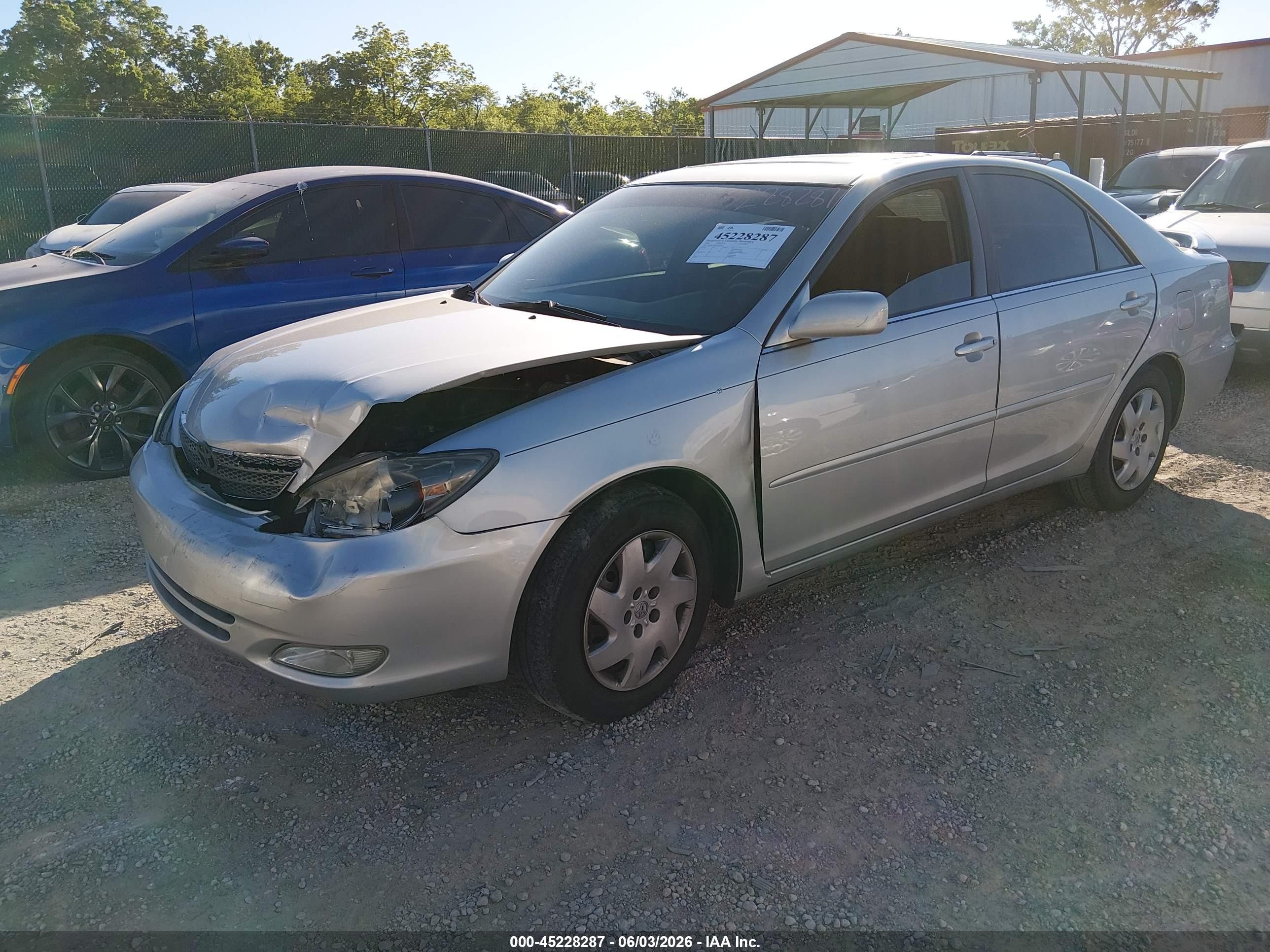 2002 Toyota Camry Se Silver vin: 4T1BE32K62U607103