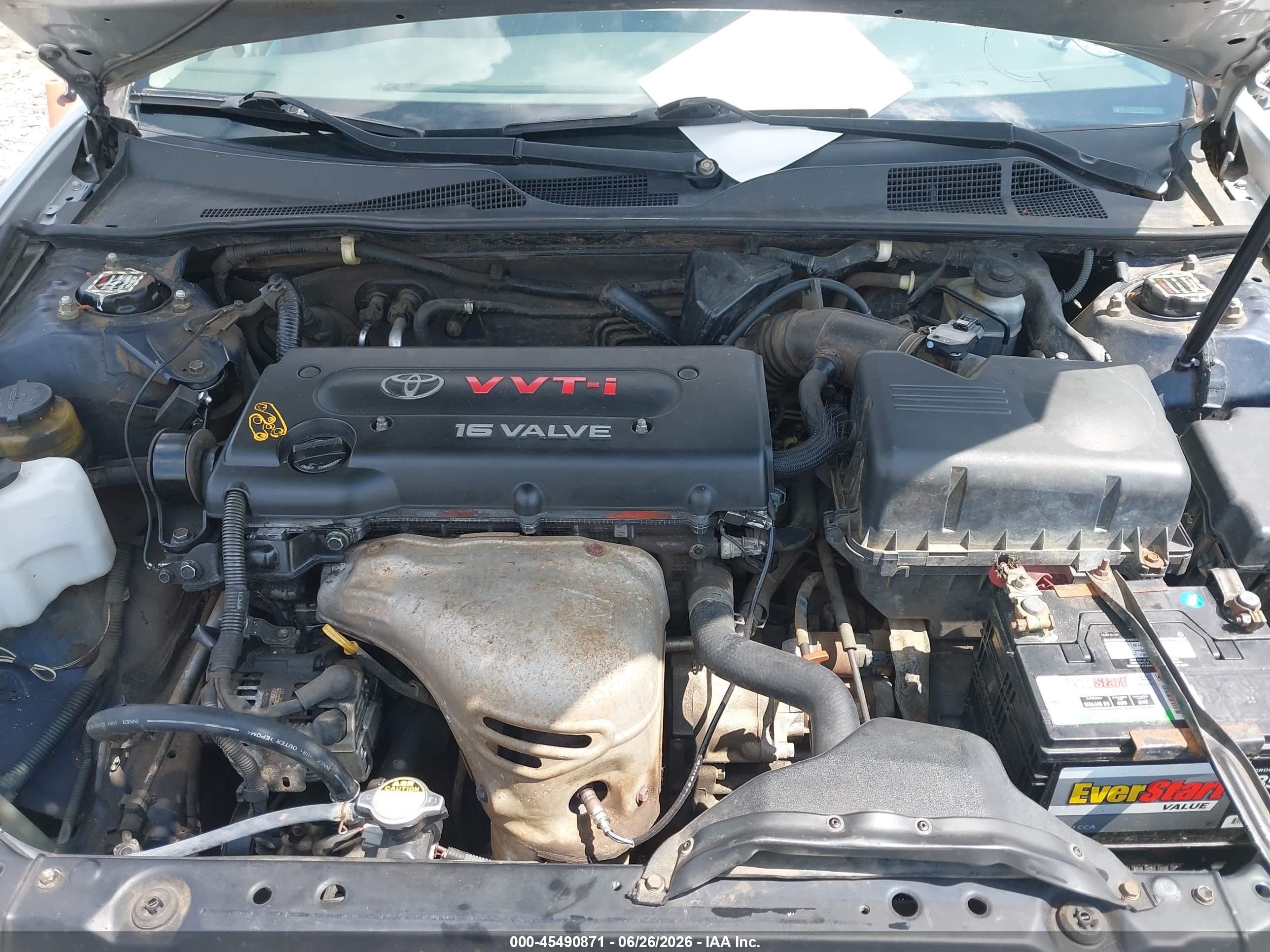 2002 Toyota Camry Le Silver vin: 4T1BE32K62U622426