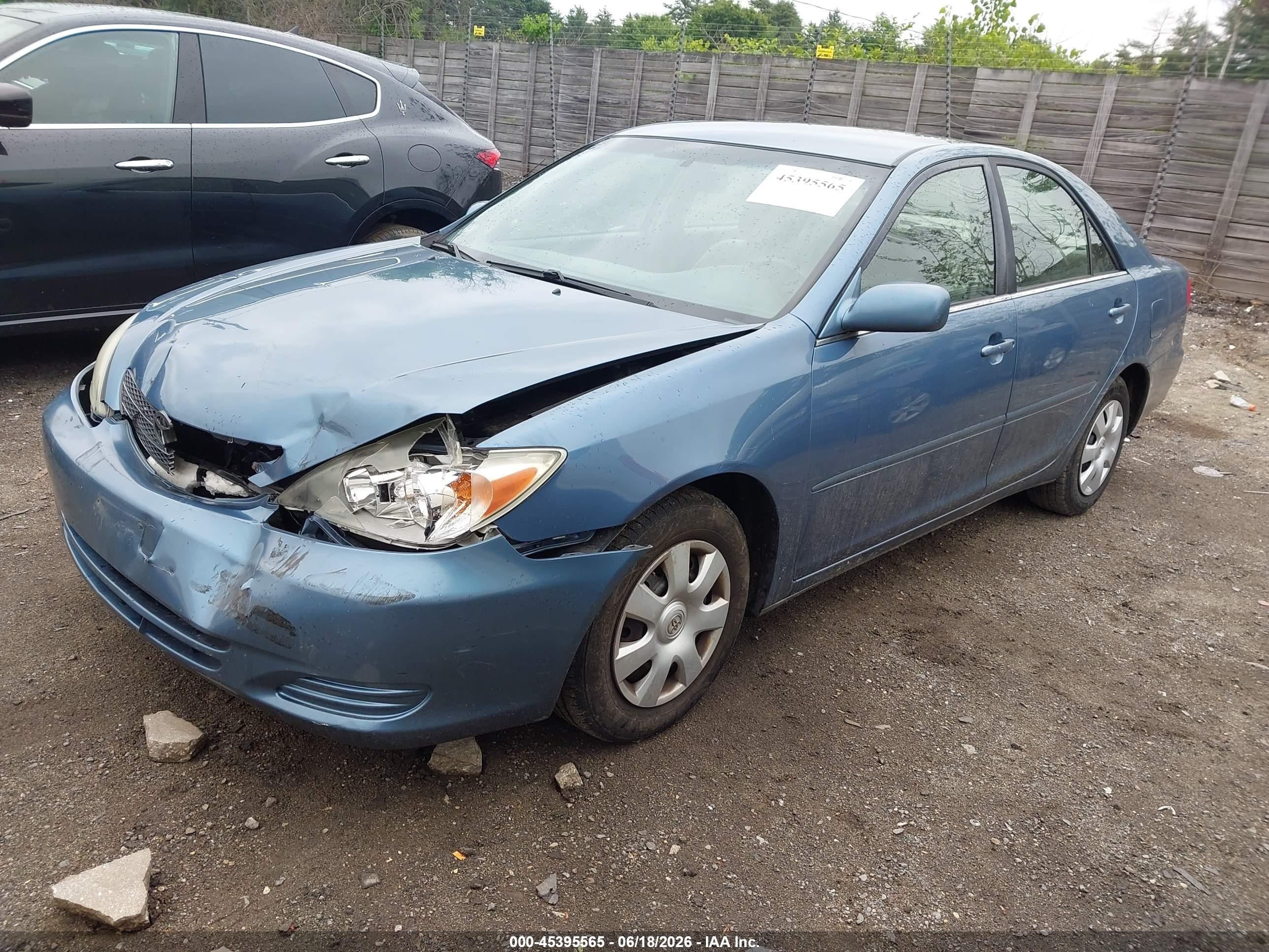 2002 Toyota Camry Le Teal vin: 4T1BE32K62U638660