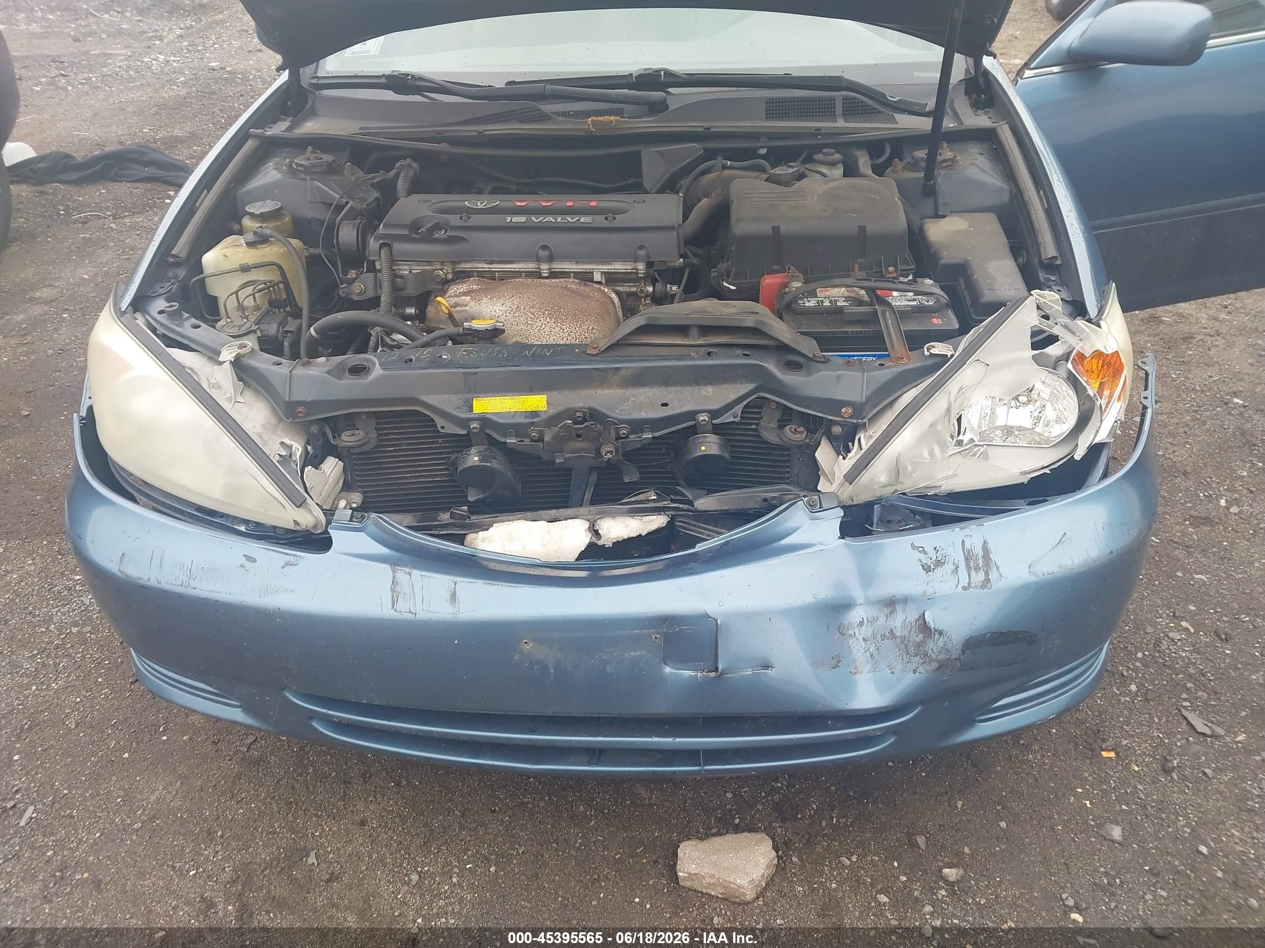 2002 Toyota Camry Le Teal vin: 4T1BE32K62U638660