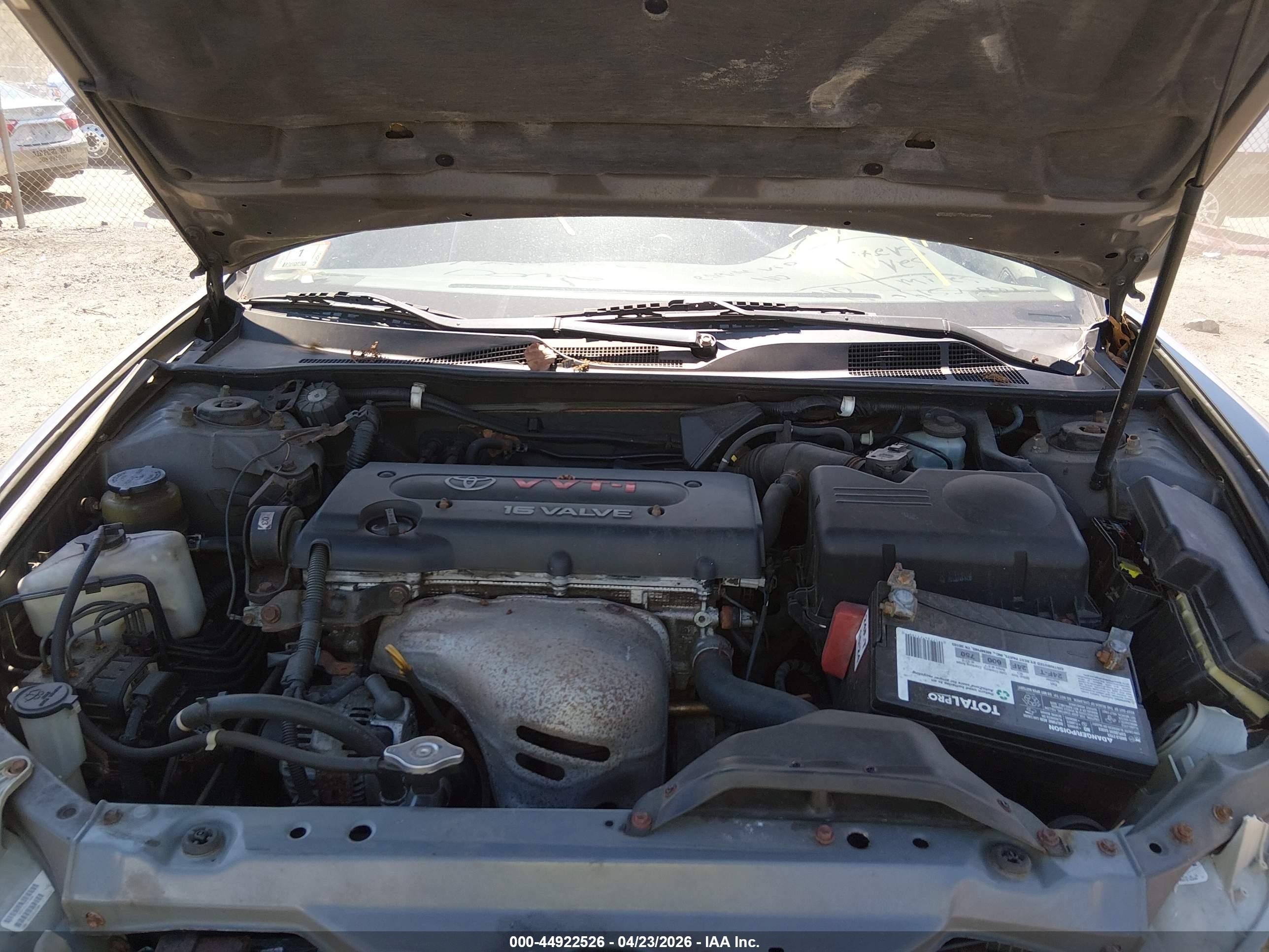 2002 Toyota Camry Le Серый vin: 4T1BE32K62U641073