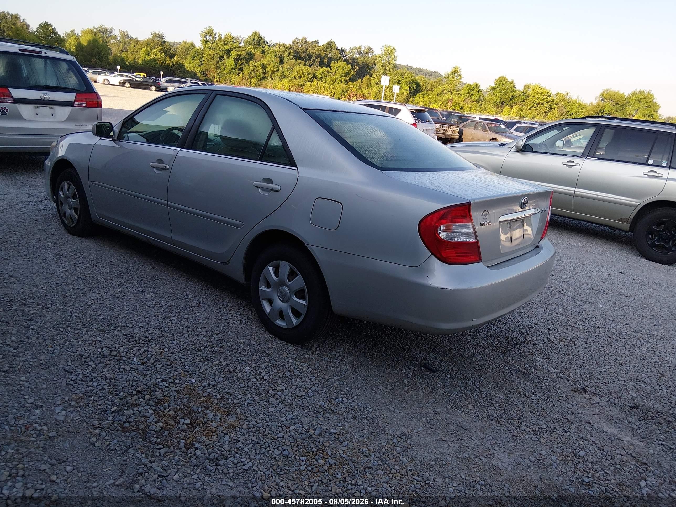 2003 Toyota Camry Le Silver vin: 4T1BE32K63U140301