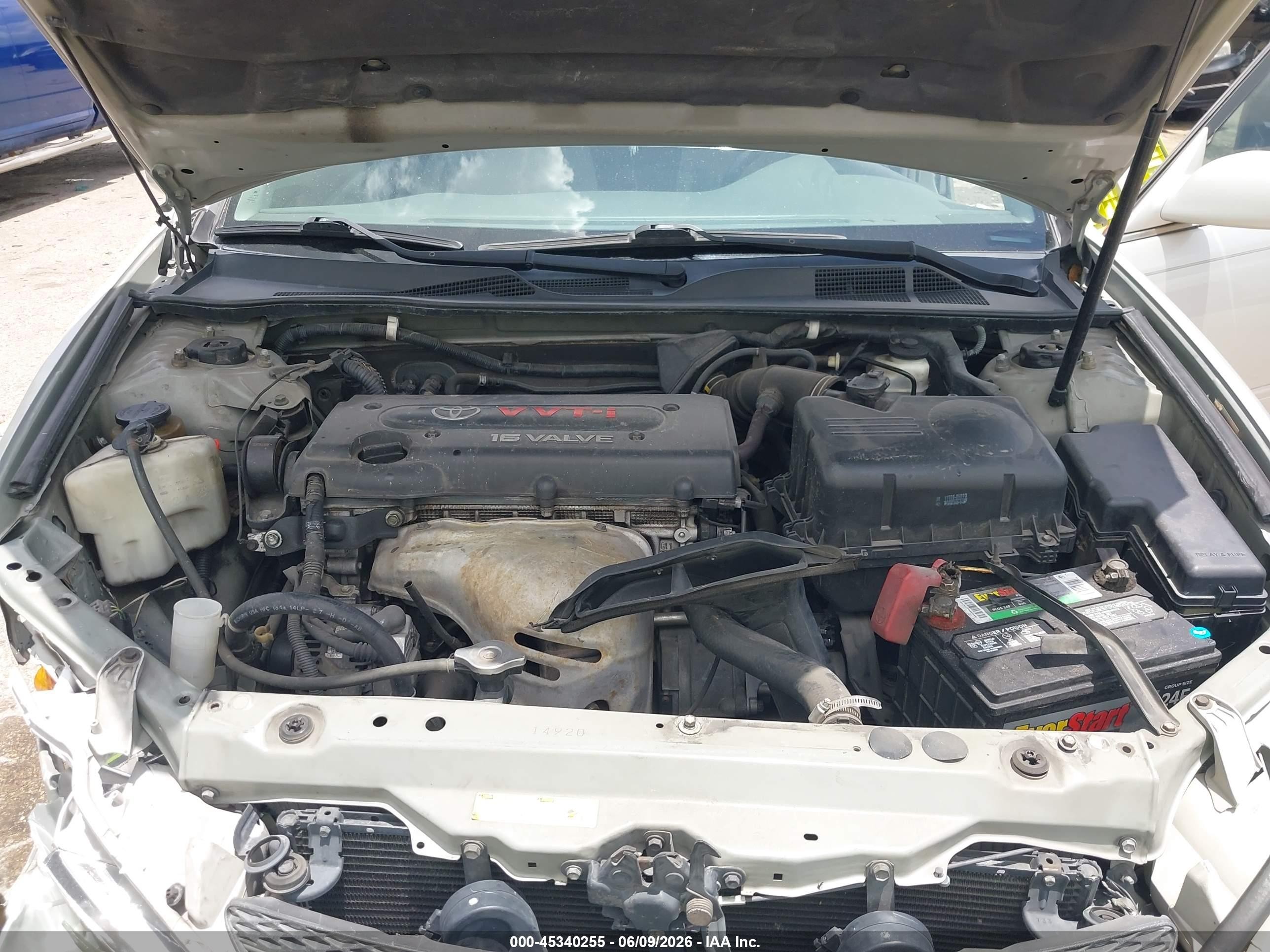 2003 Toyota Camry Le Silver vin: 4T1BE32K63U164341