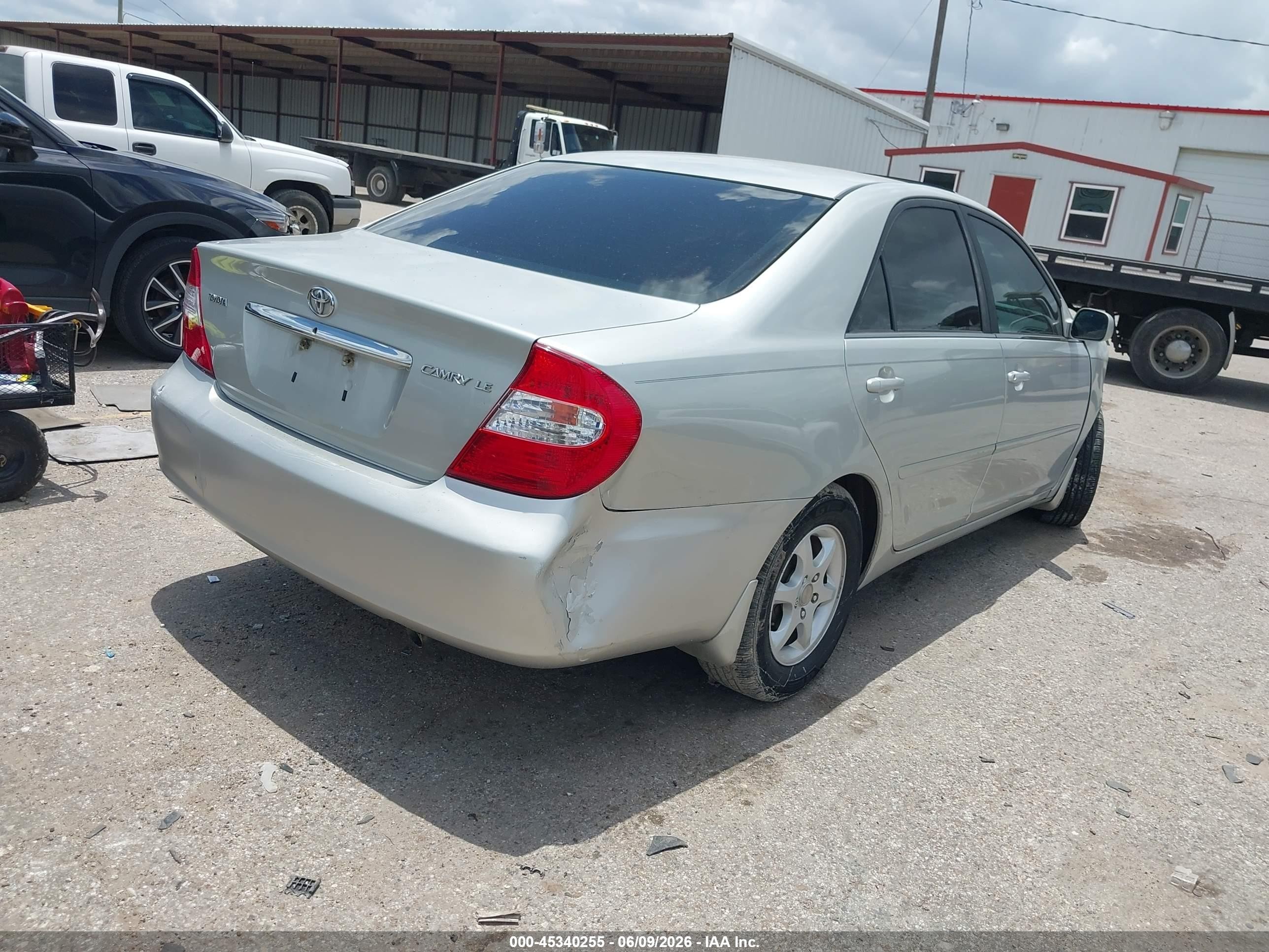 2003 Toyota Camry Le Silver vin: 4T1BE32K63U164341