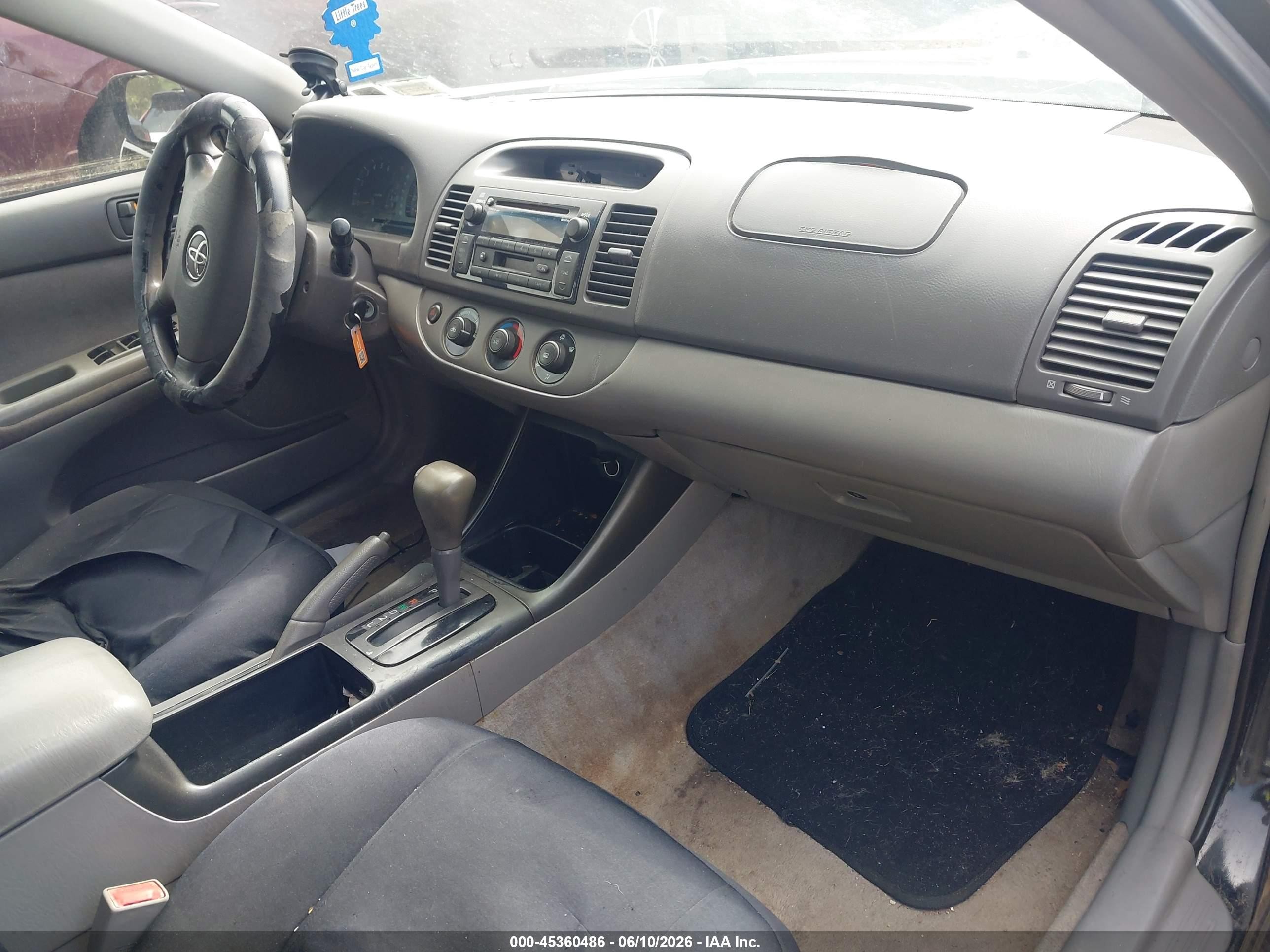 2003 Toyota Camry Le Black vin: 4T1BE32K63U183049