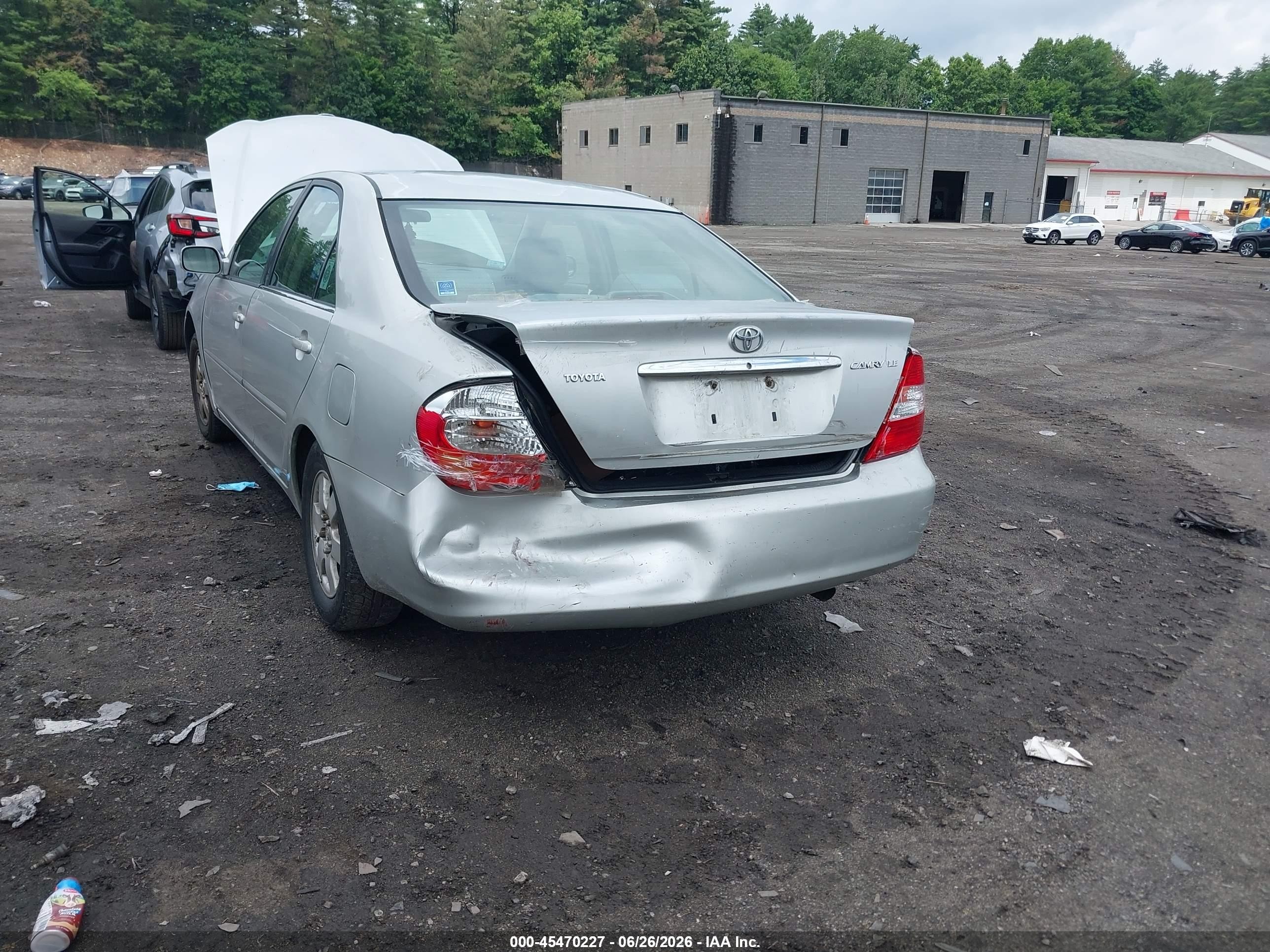 2003 Toyota Camry Le Silver vin: 4T1BE32K63U200710