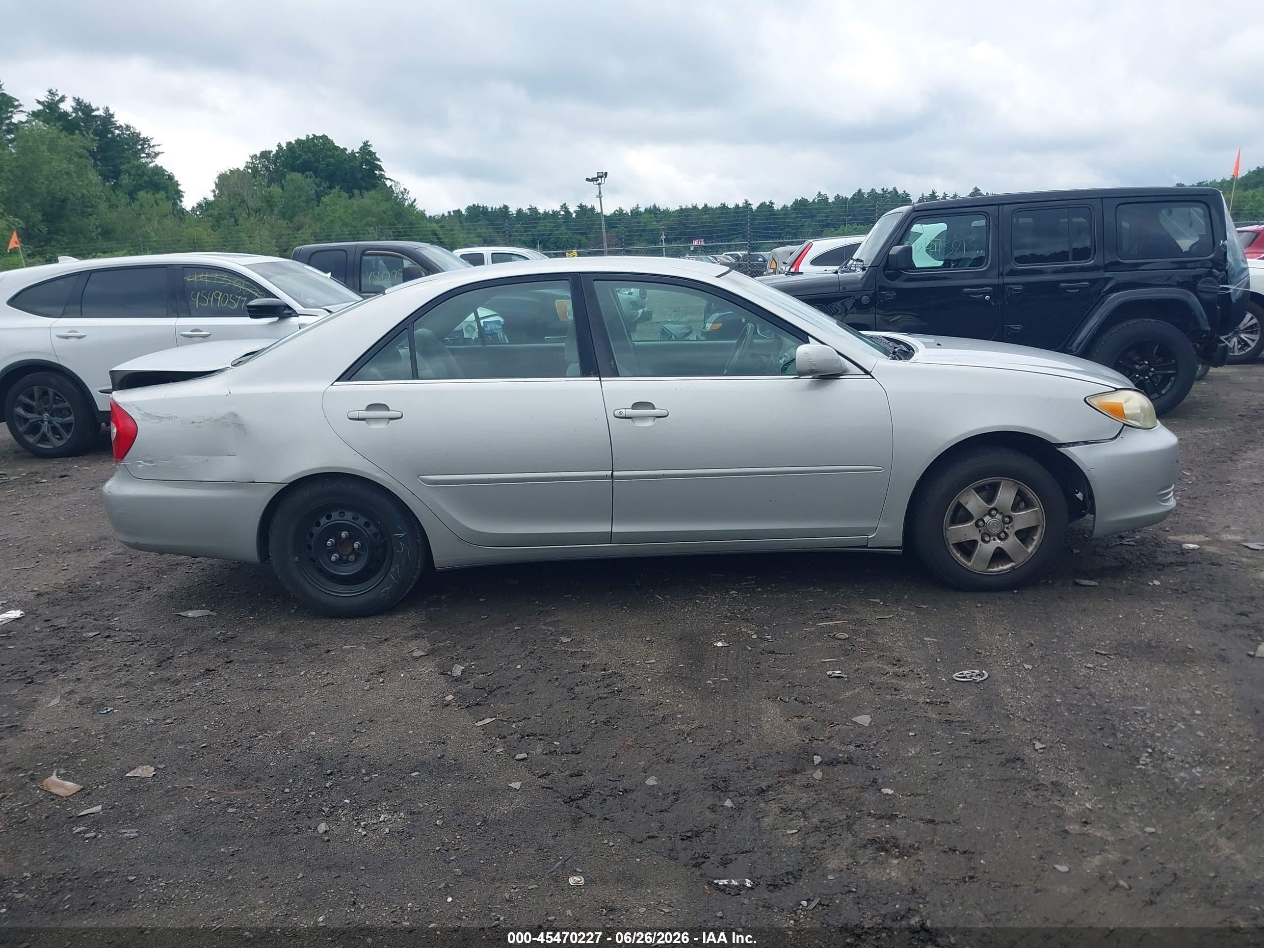 2003 Toyota Camry Le Silver vin: 4T1BE32K63U200710