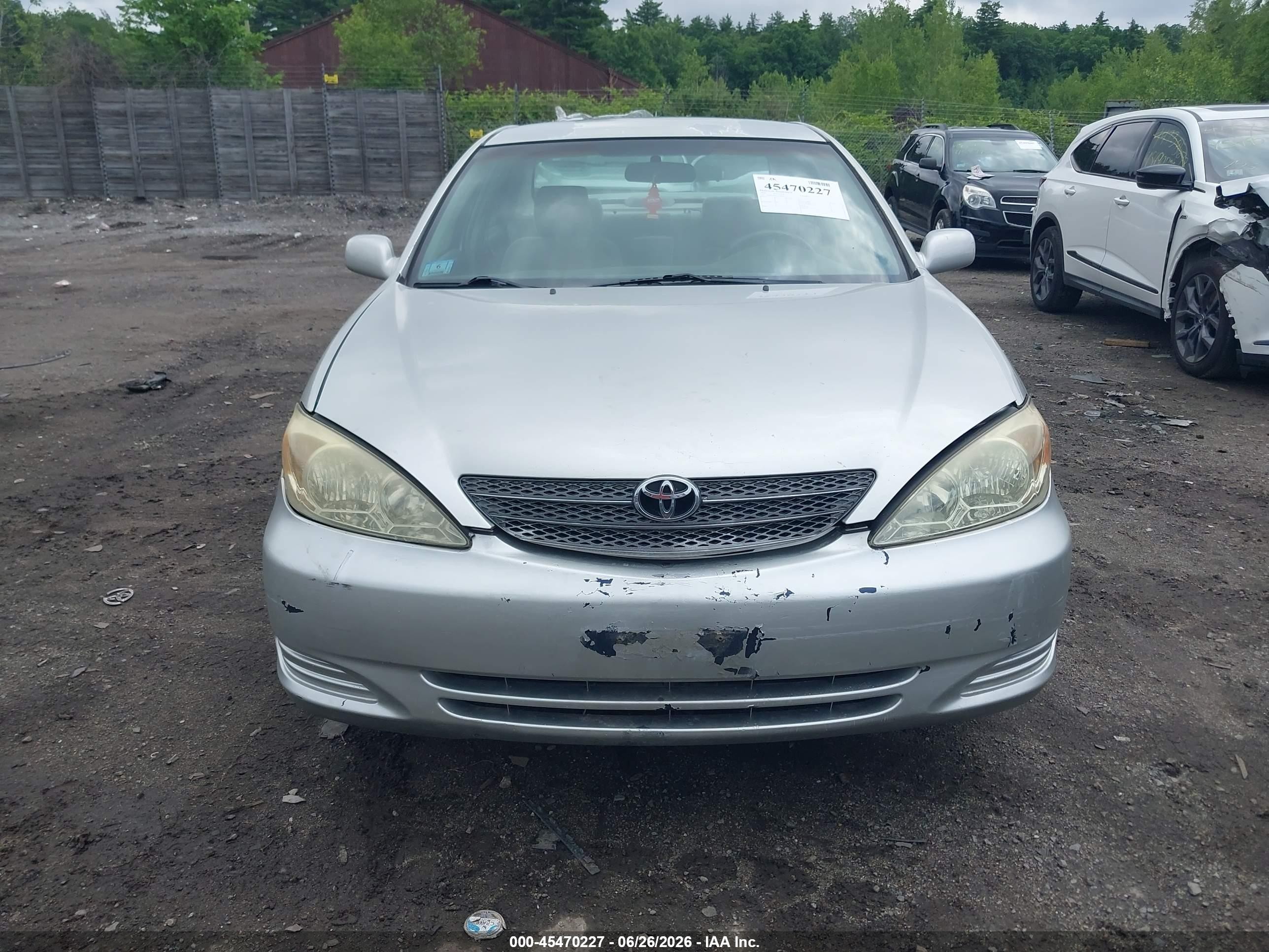 2003 Toyota Camry Le Silver vin: 4T1BE32K63U200710