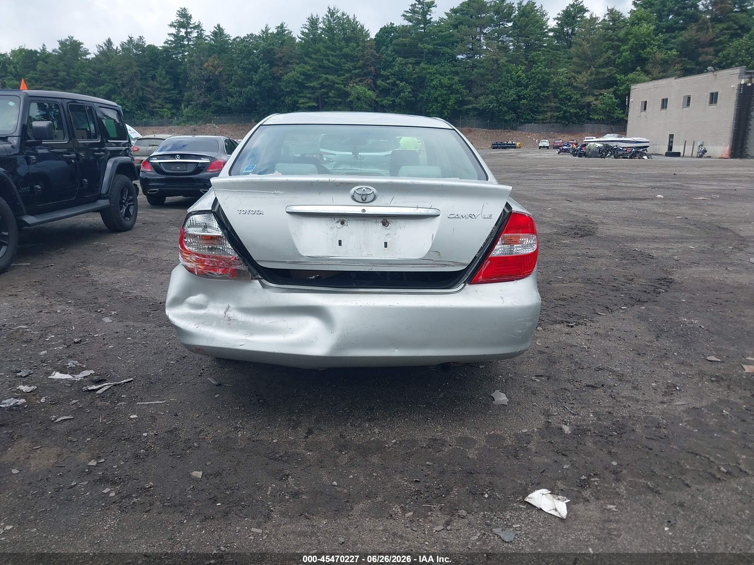 2003 Toyota Camry Le Silver vin: 4T1BE32K63U200710