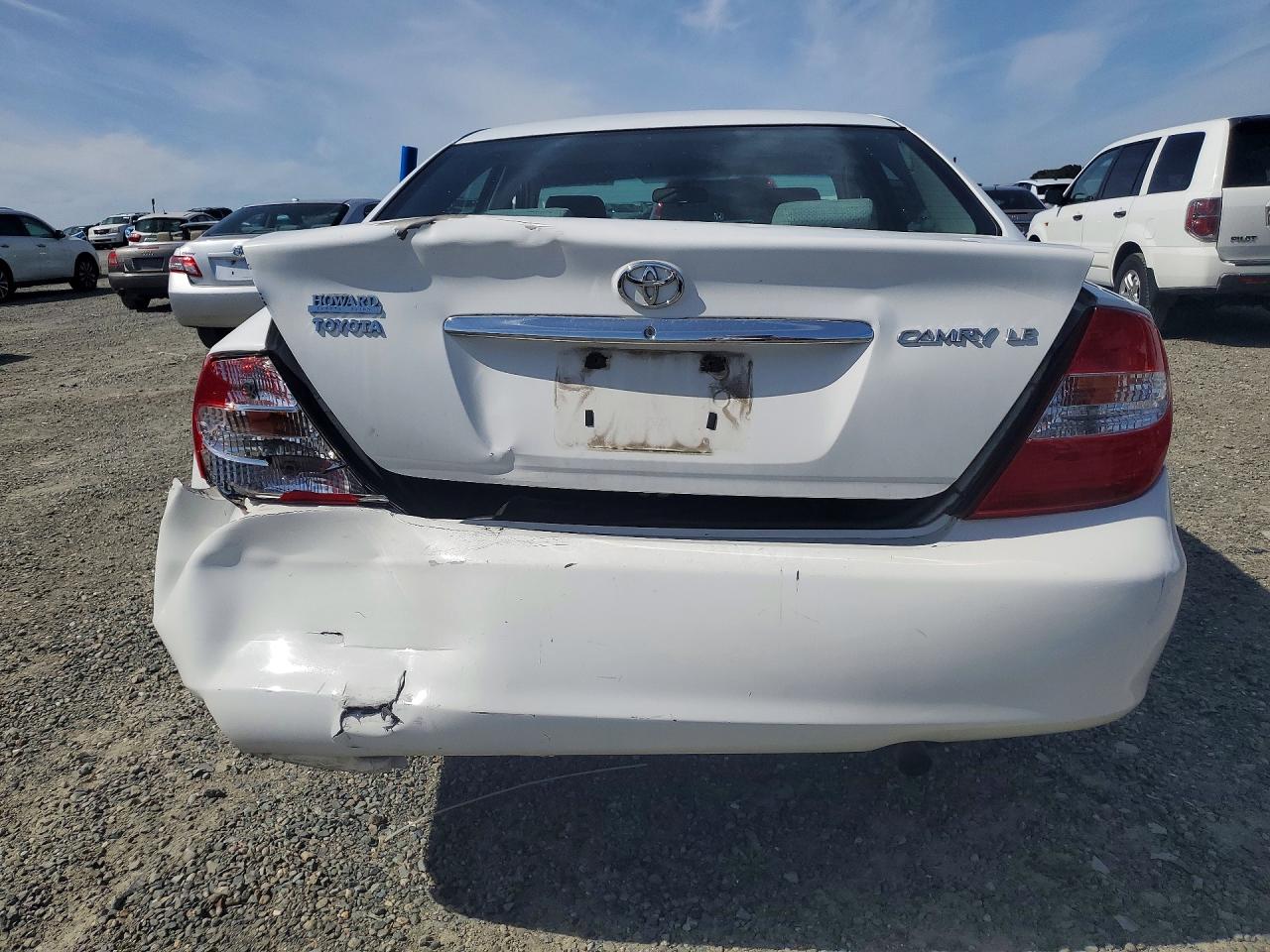 2003 Toyota Camry Le White vin: 4T1BE32K63U201145