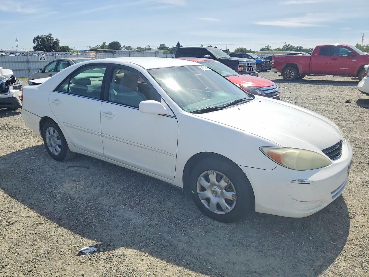2003 Toyota Camry Le White vin: 4T1BE32K63U201145