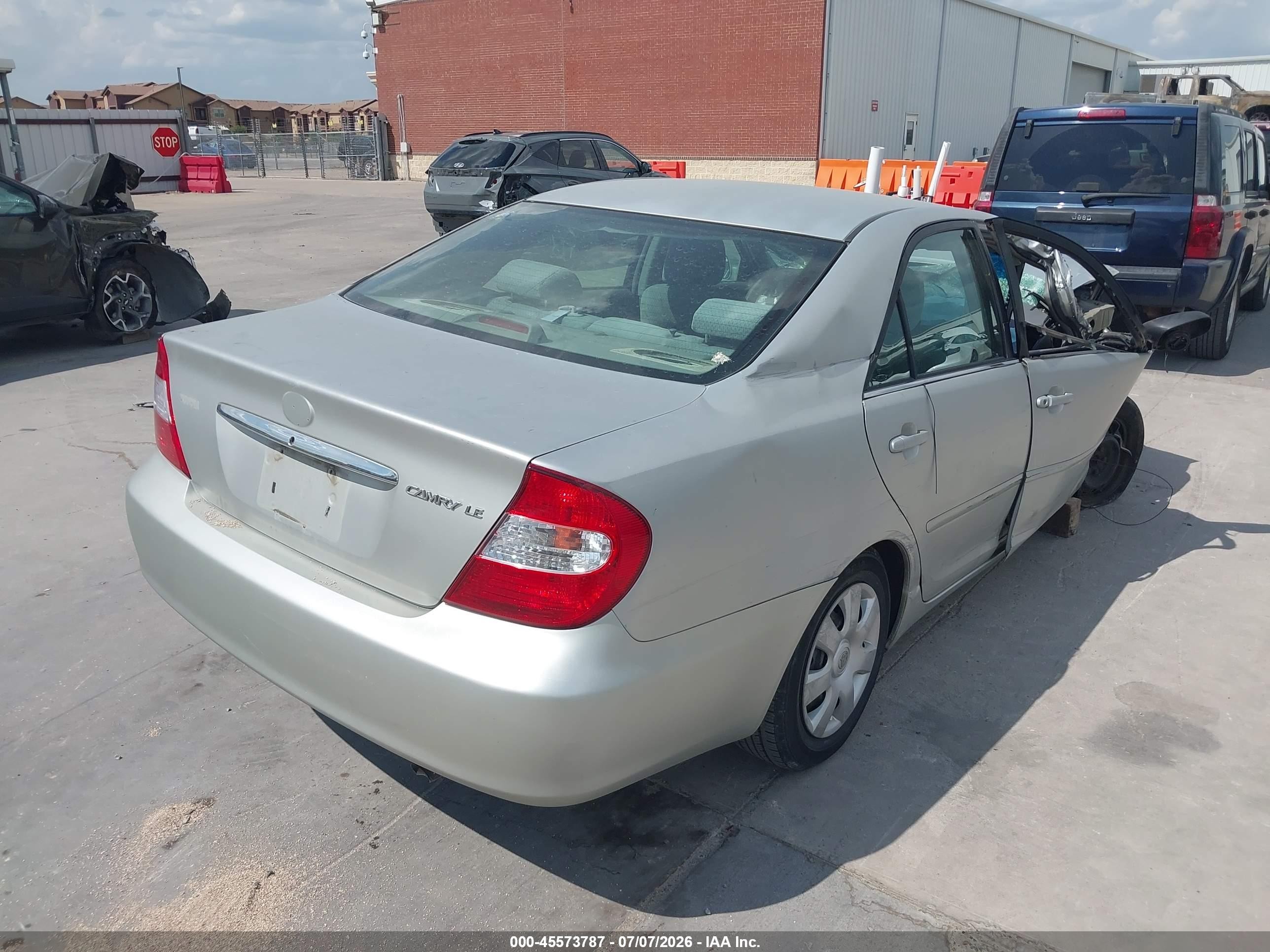 2003 Toyota Camry Le Gray vin: 4T1BE32K63U229821