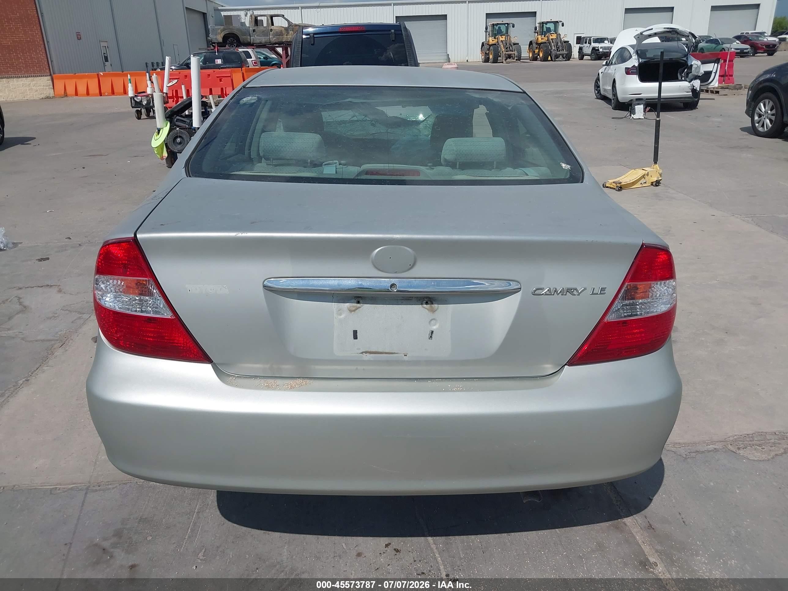 2003 Toyota Camry Le Gray vin: 4T1BE32K63U229821