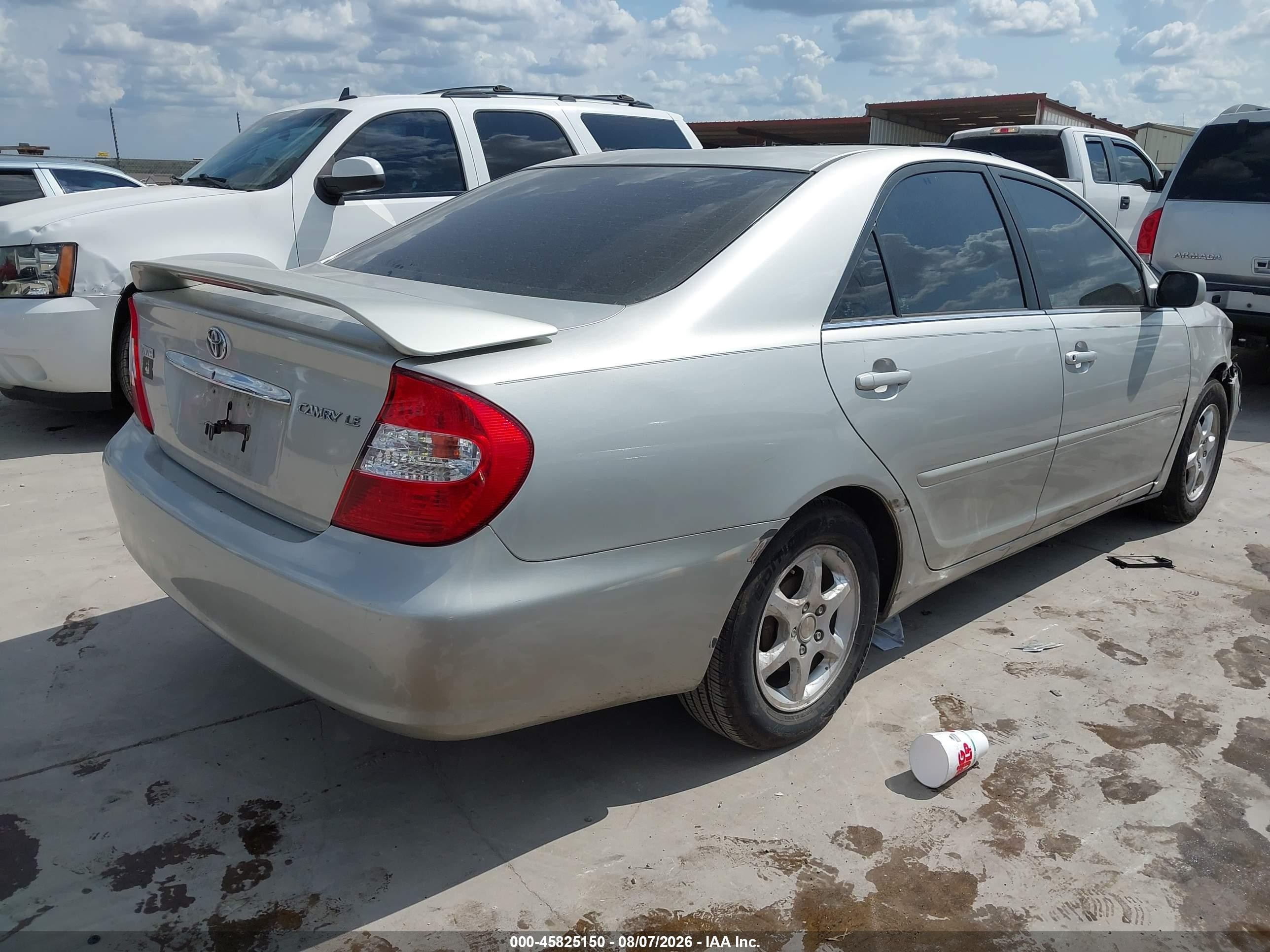 2003 Toyota Camry Le Silver vin: 4T1BE32K63U239863