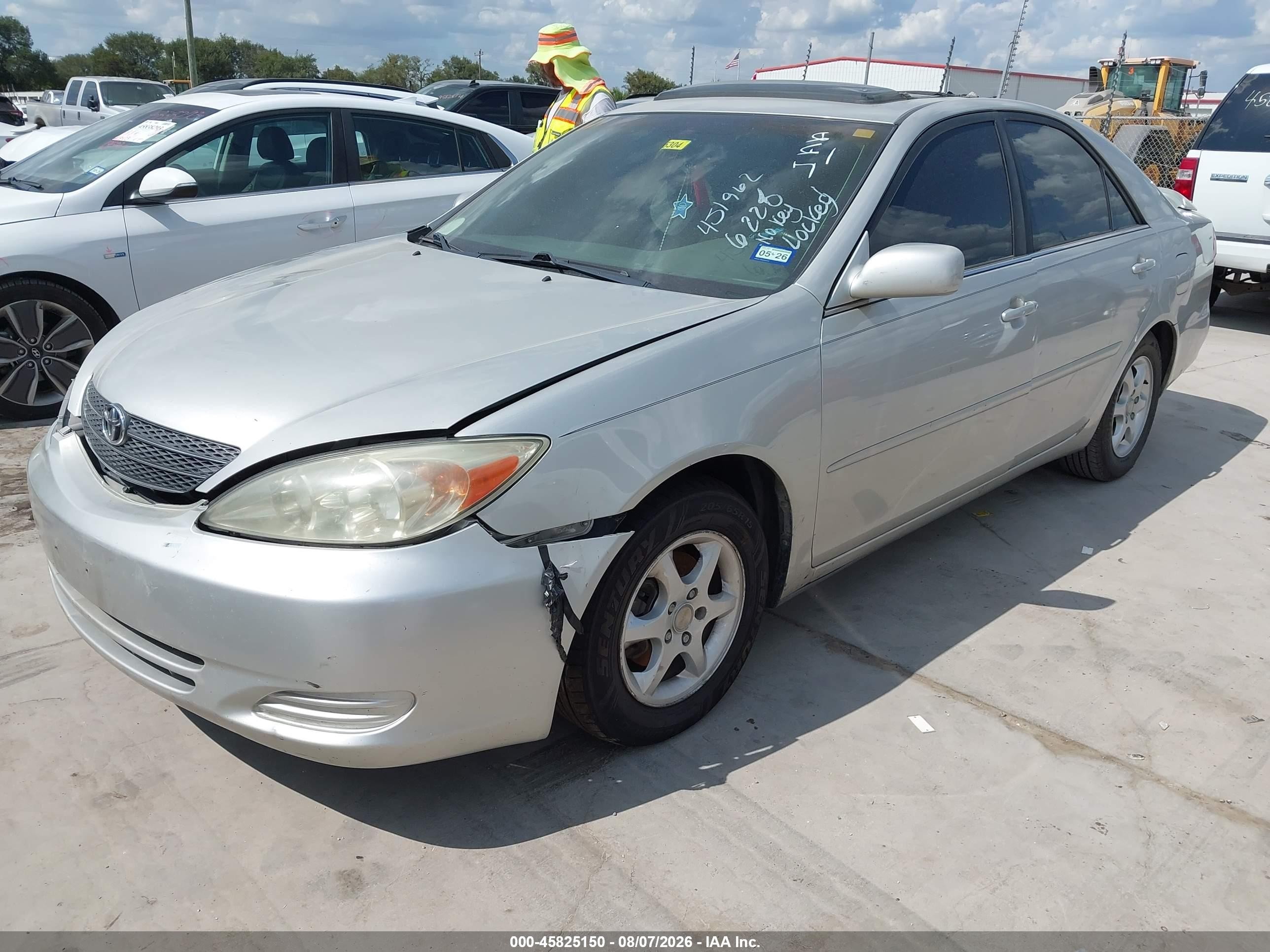 2003 Toyota Camry Le Silver vin: 4T1BE32K63U239863