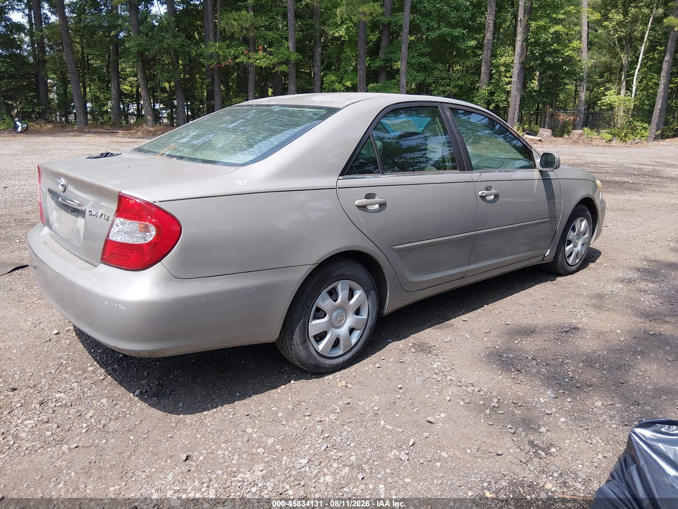 2003 Toyota Camry Le Gray vin: 4T1BE32K63U258770