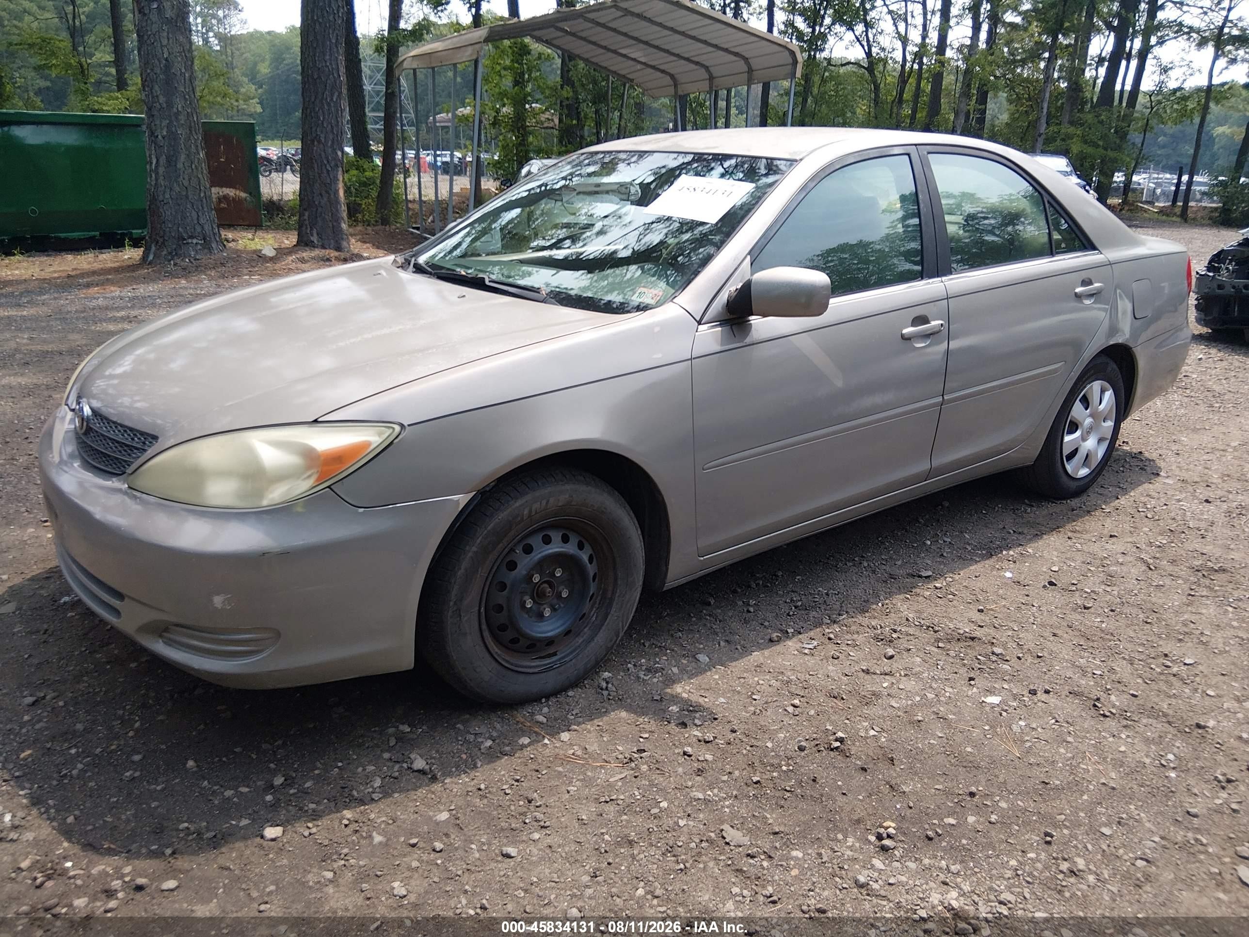 2003 Toyota Camry Le Gray vin: 4T1BE32K63U258770