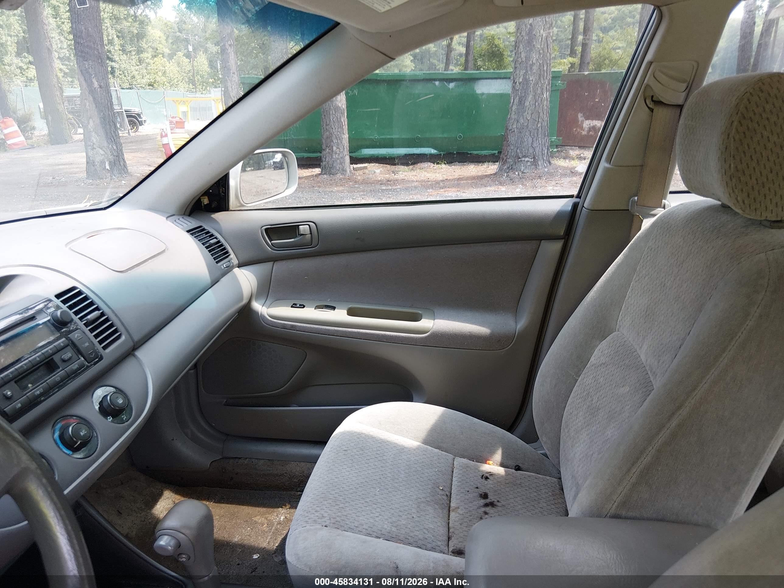 2003 Toyota Camry Le Gray vin: 4T1BE32K63U258770