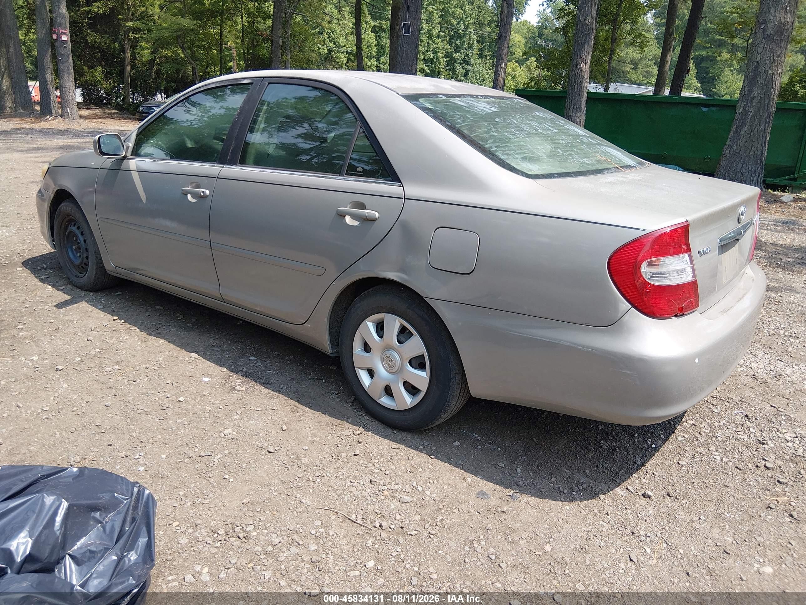 2003 Toyota Camry Le Gray vin: 4T1BE32K63U258770