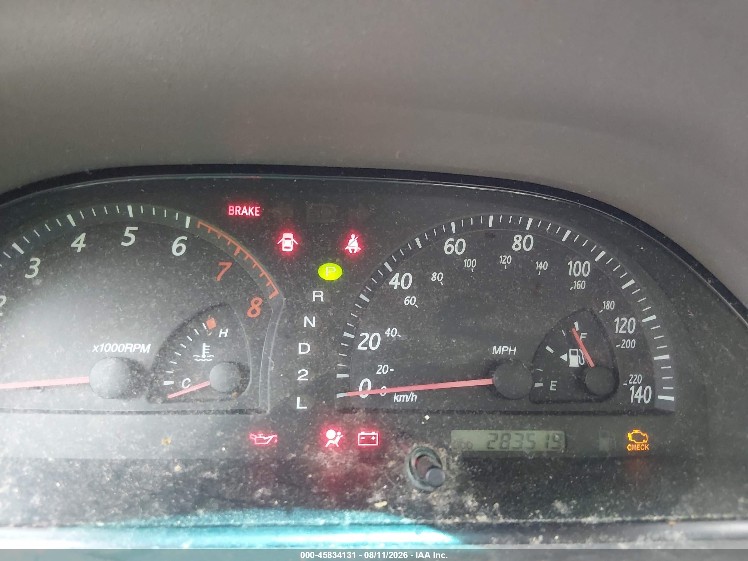2003 Toyota Camry Le Gray vin: 4T1BE32K63U258770