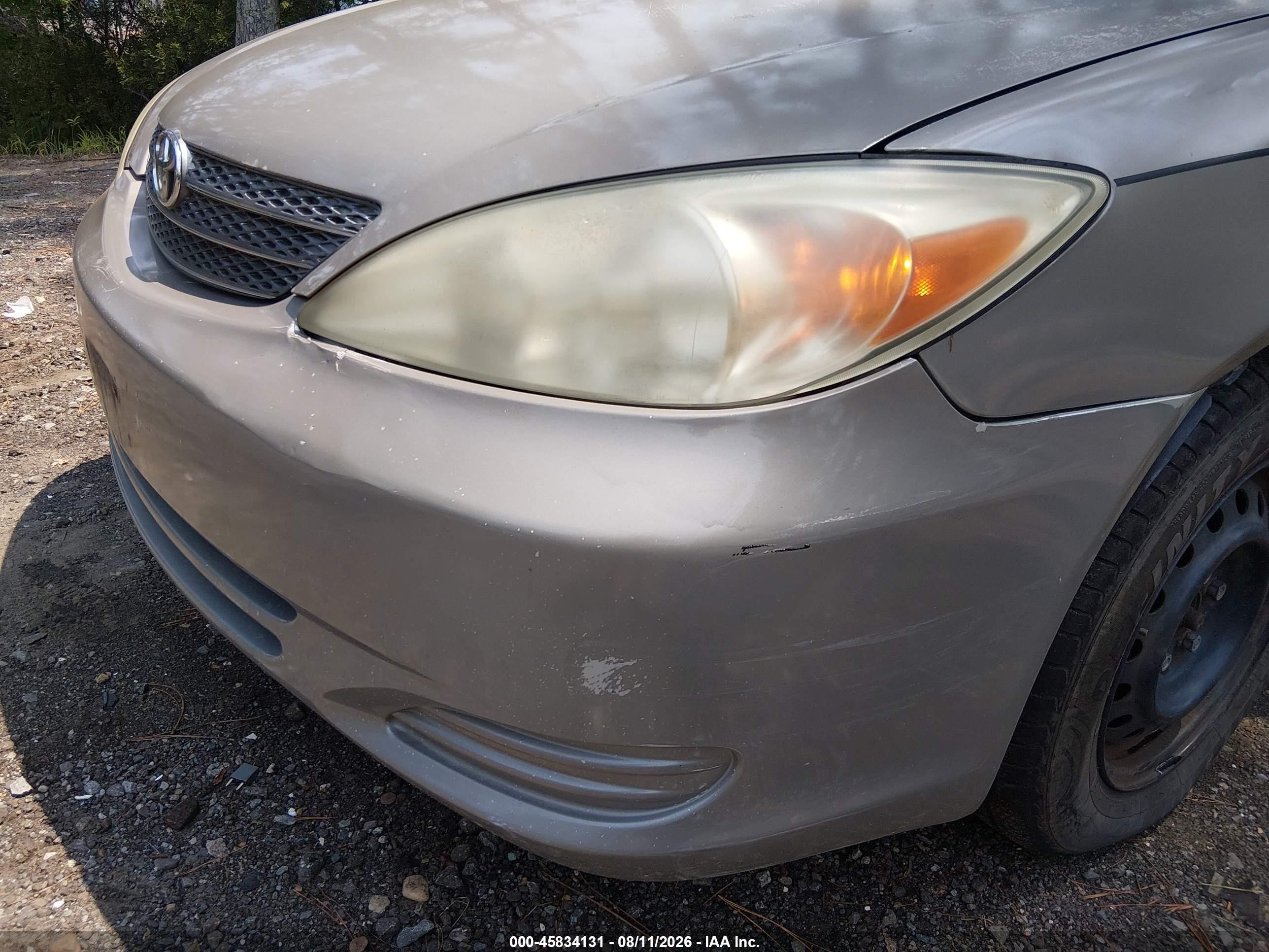 2003 Toyota Camry Le Gray vin: 4T1BE32K63U258770