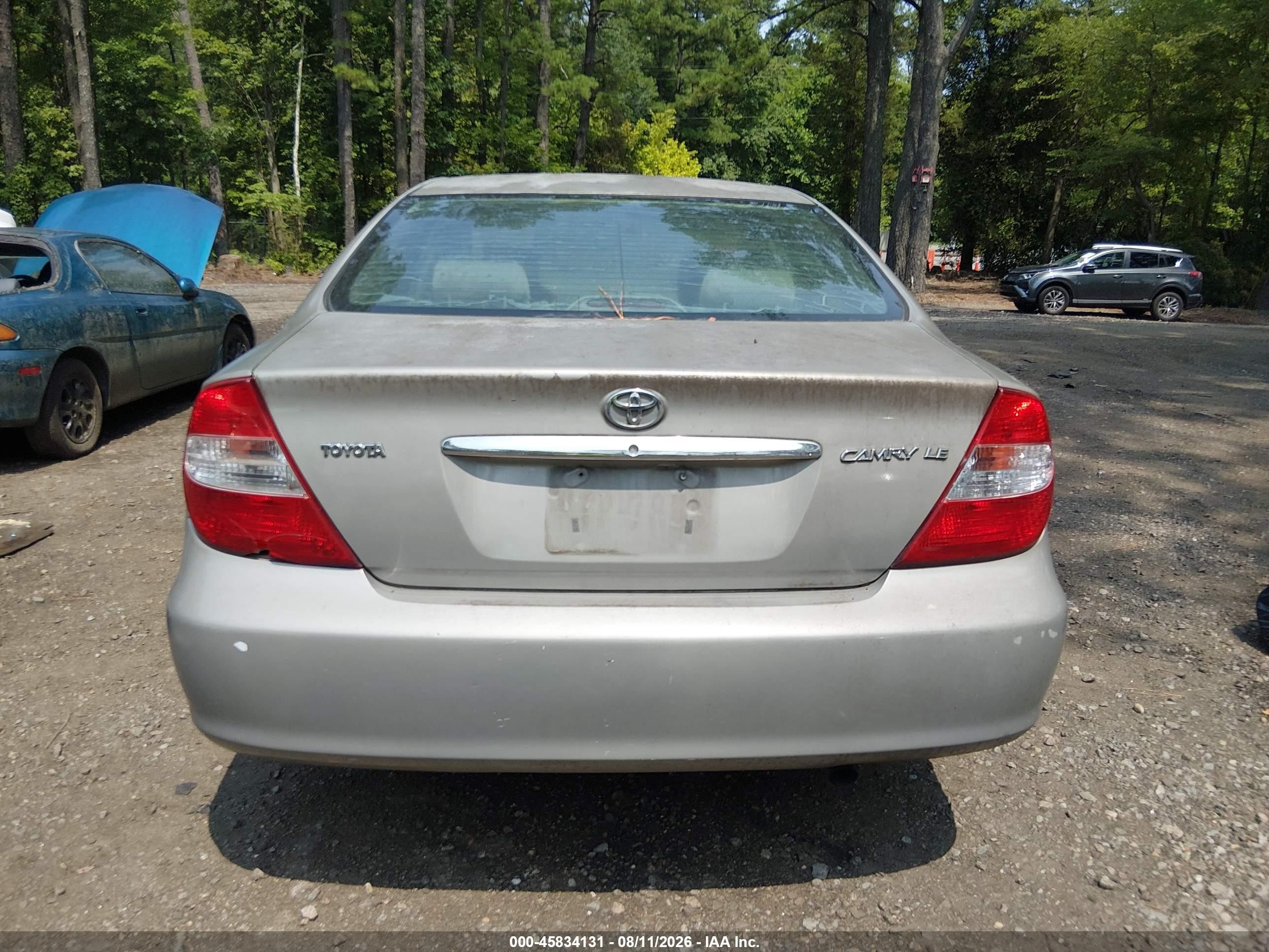 2003 Toyota Camry Le Gray vin: 4T1BE32K63U258770
