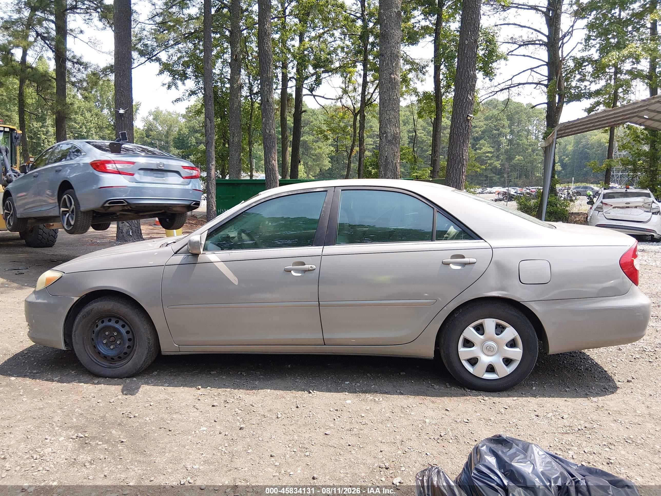 2003 Toyota Camry Le Gray vin: 4T1BE32K63U258770