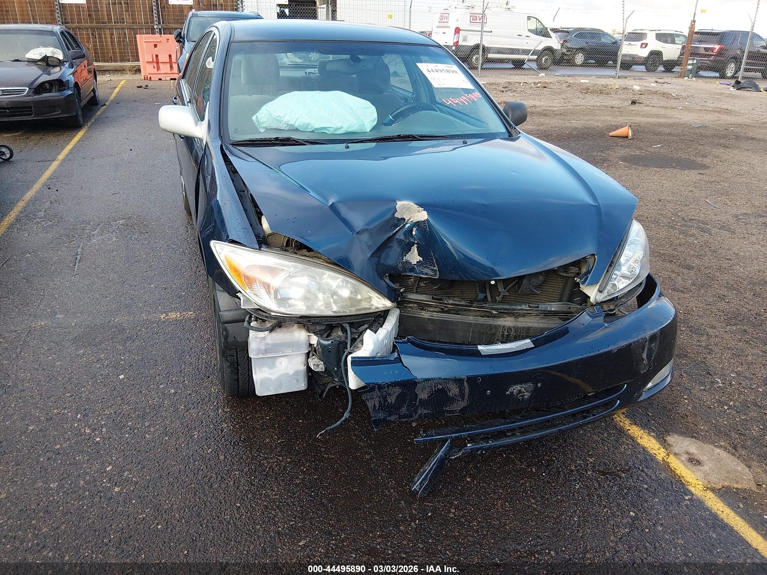 2003 Toyota Camry Xle Blue vin: 4T1BE32K63U259689