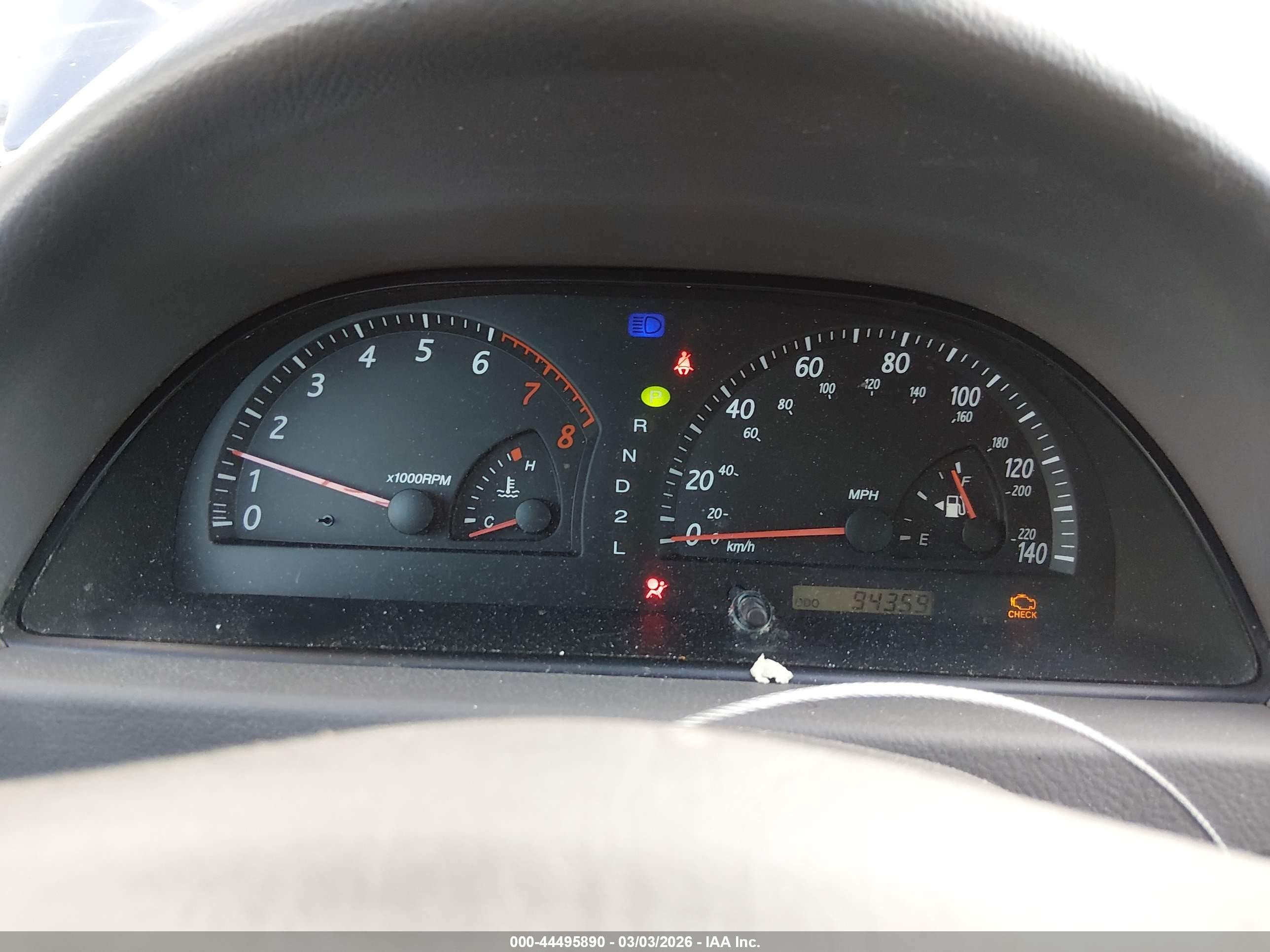 2003 Toyota Camry Xle Blue vin: 4T1BE32K63U259689