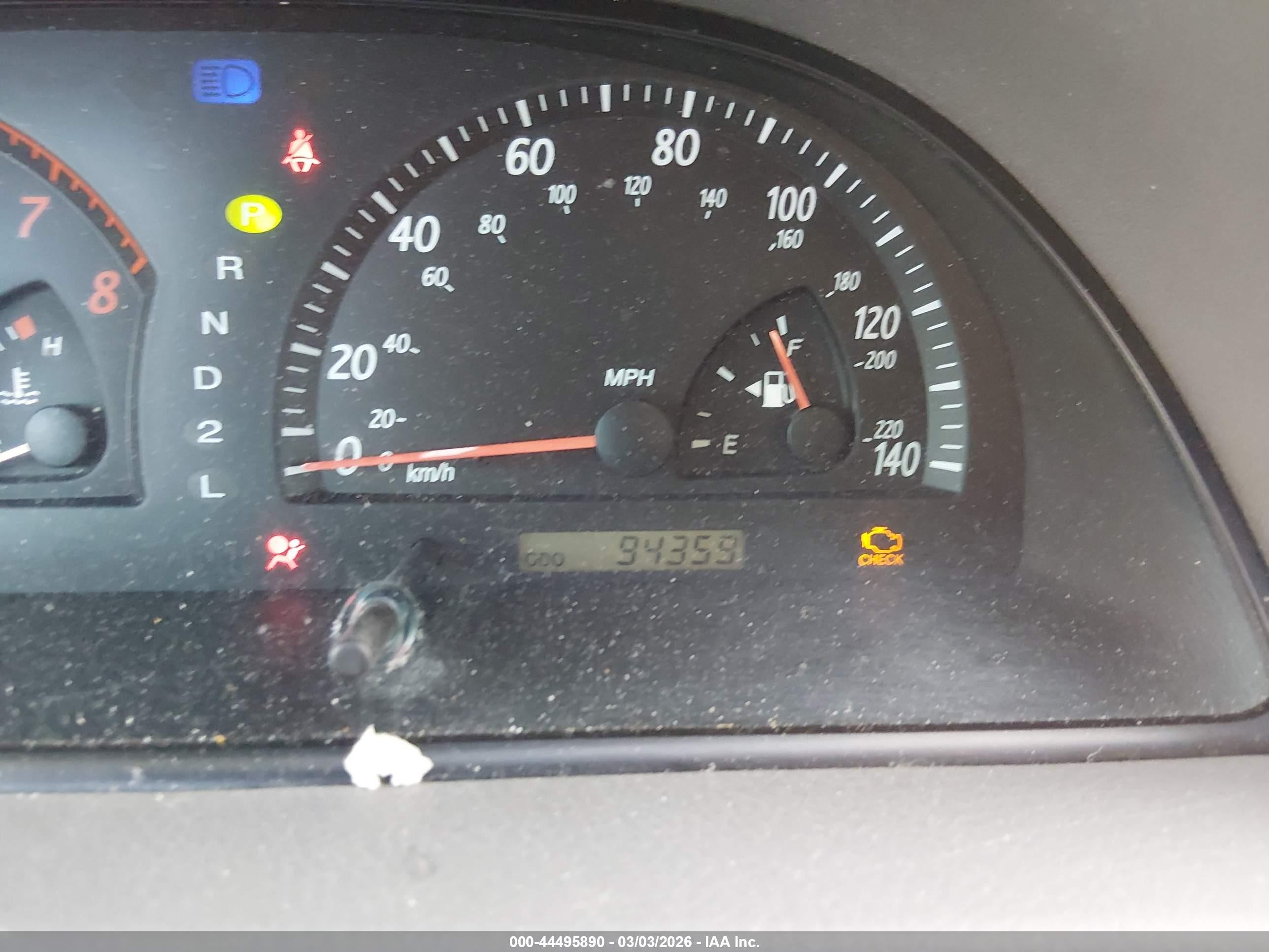 2003 Toyota Camry Xle Blue vin: 4T1BE32K63U259689