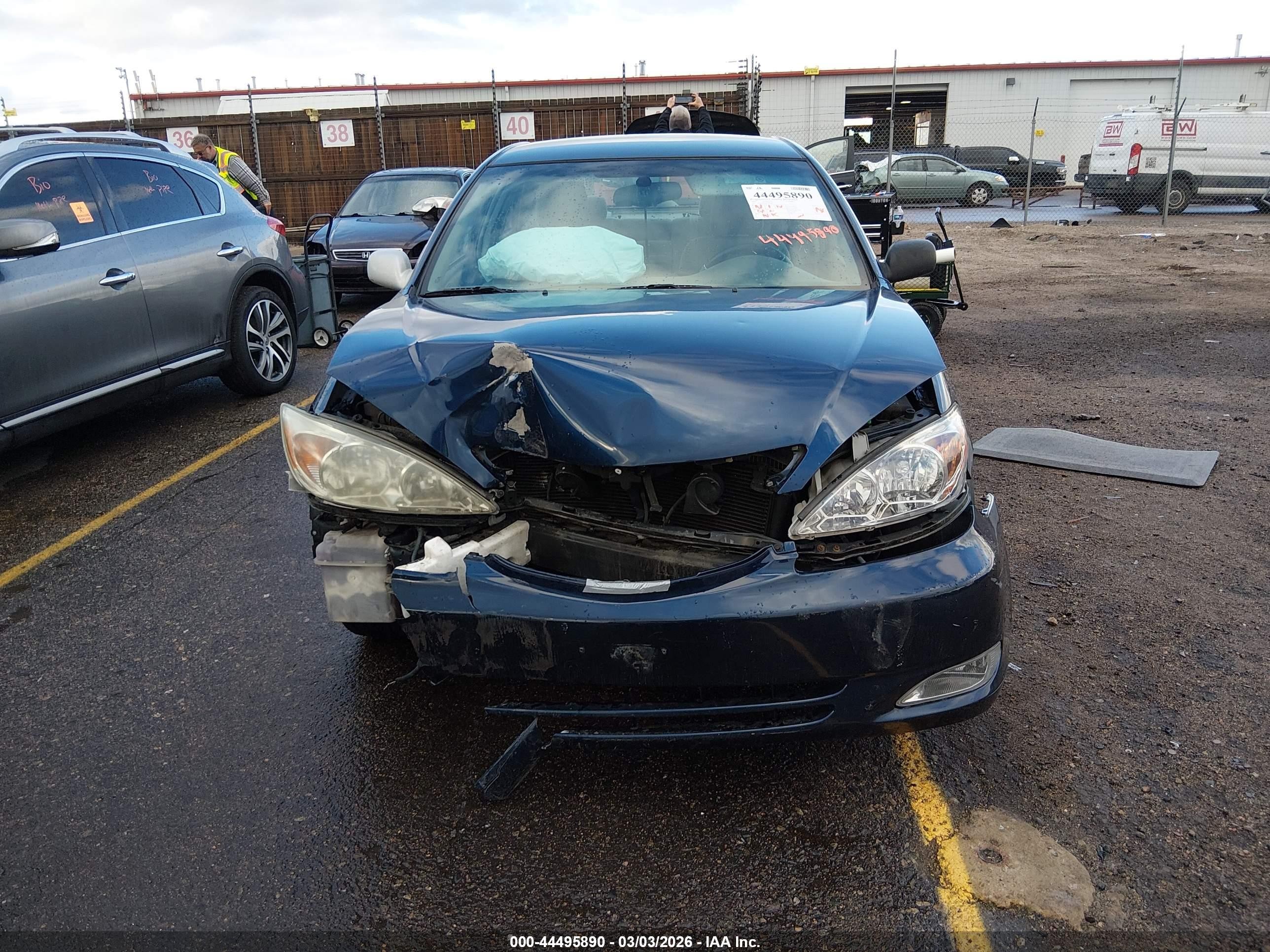 2003 Toyota Camry Xle Blue vin: 4T1BE32K63U259689